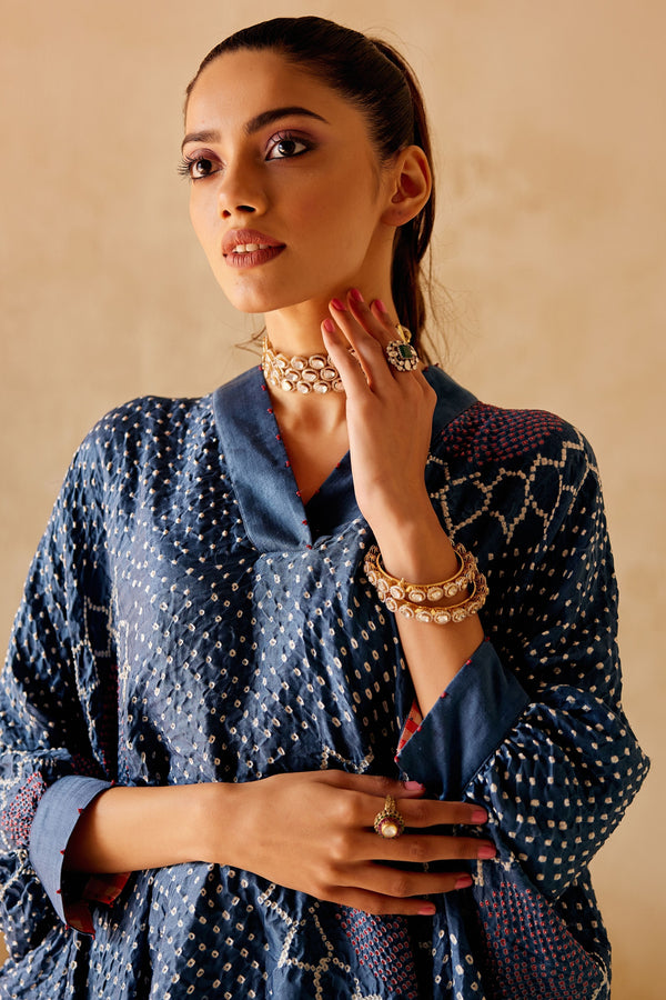 Twenty Nine - Kaftan Top in Blue