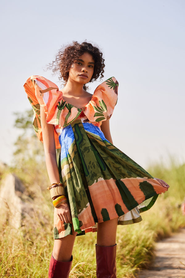ZIP BY Payal & Zinal - Dessert Daisy Dance Dress - Elahe