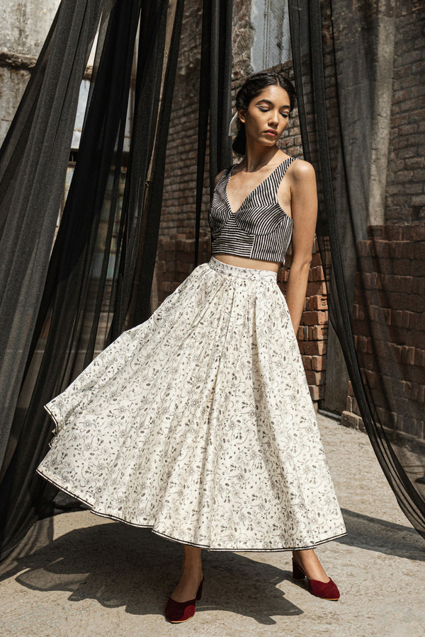 aere high-waist shaggy skirt aere high-waist velours skirt