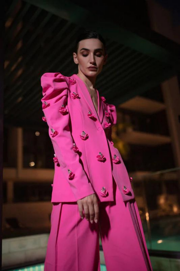 Vidhi Wadhwani - Boom Diamonte Pant Suit - Elahe