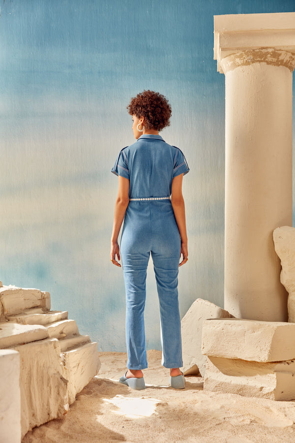 Nikita Madan - Irie Denim Jumpsuit - Elahe