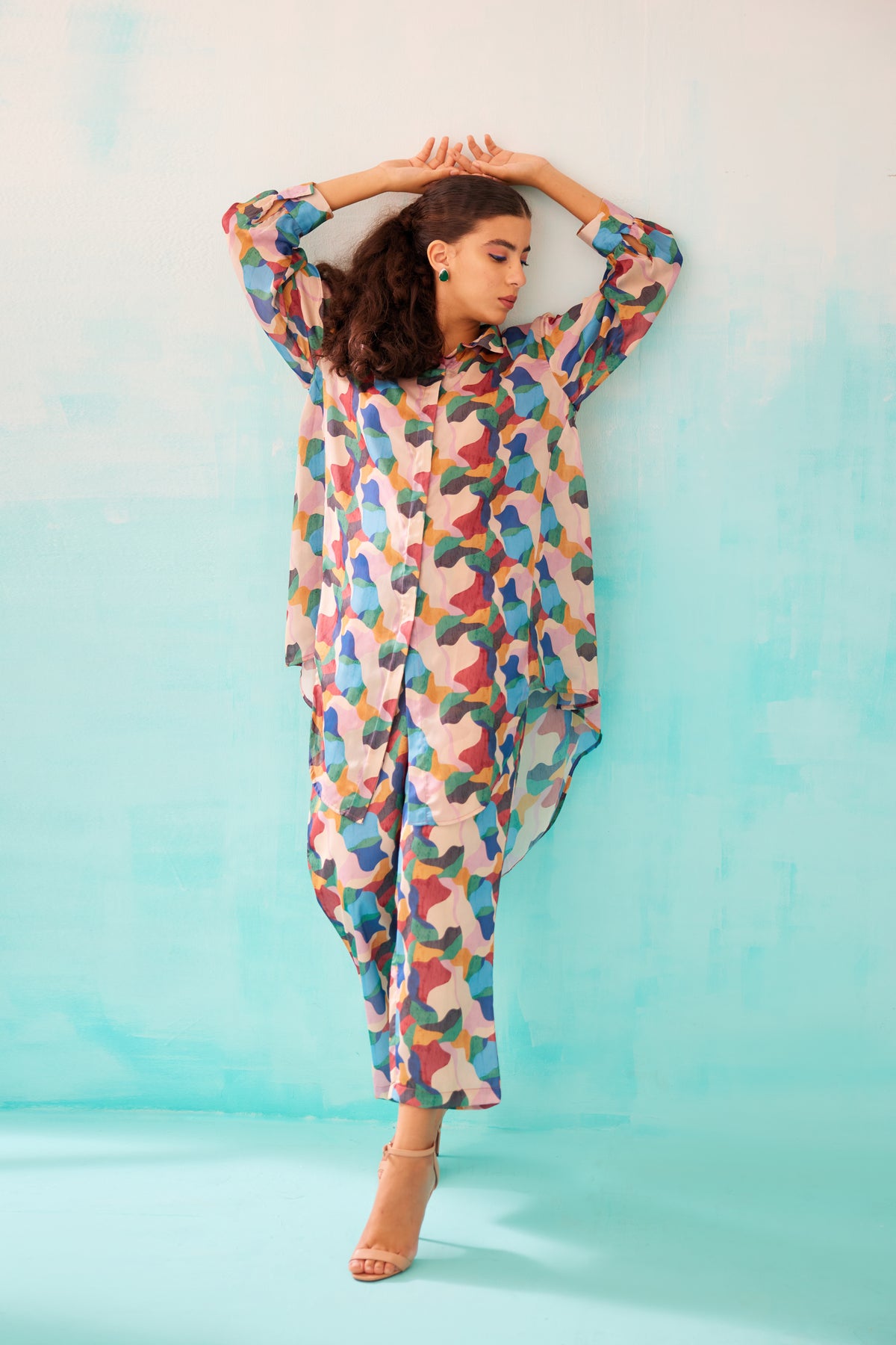 Abstract Printed Indie Shirt