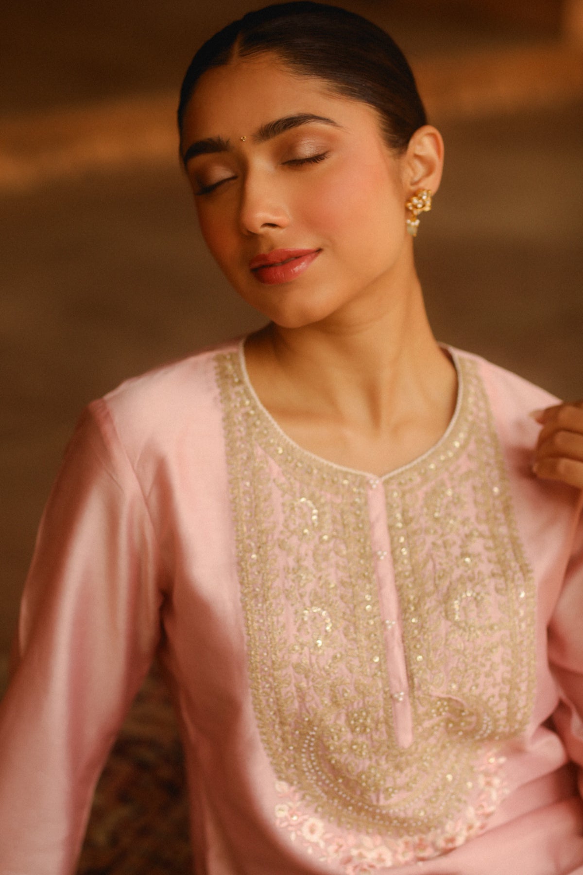 Blush Pink Arisa Kurta Set