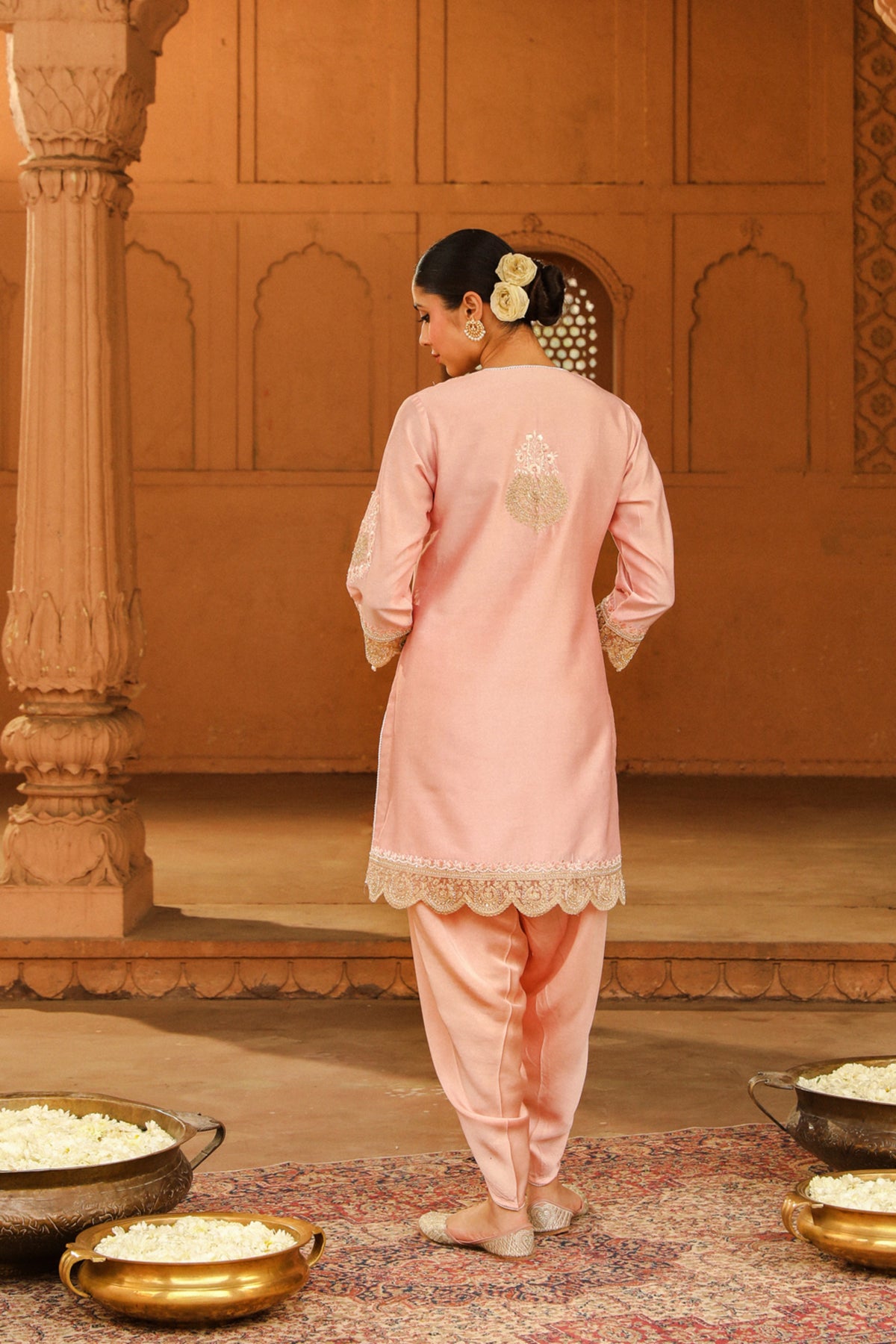 Blush Pink Ernika Kurta Set