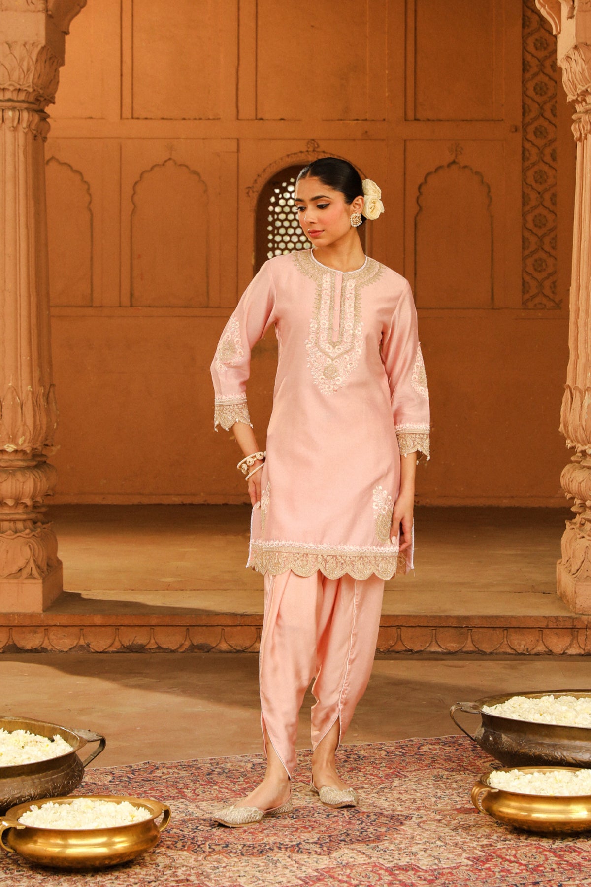 Blush Pink Ernika Kurta Set