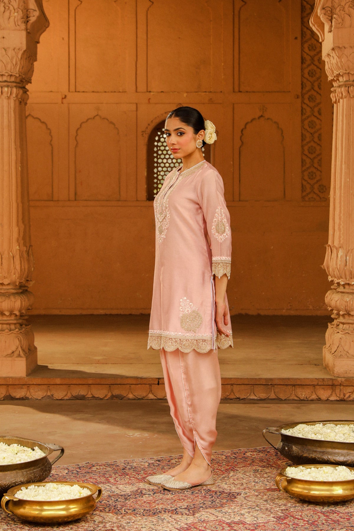 Blush Pink Ernika Kurta Set