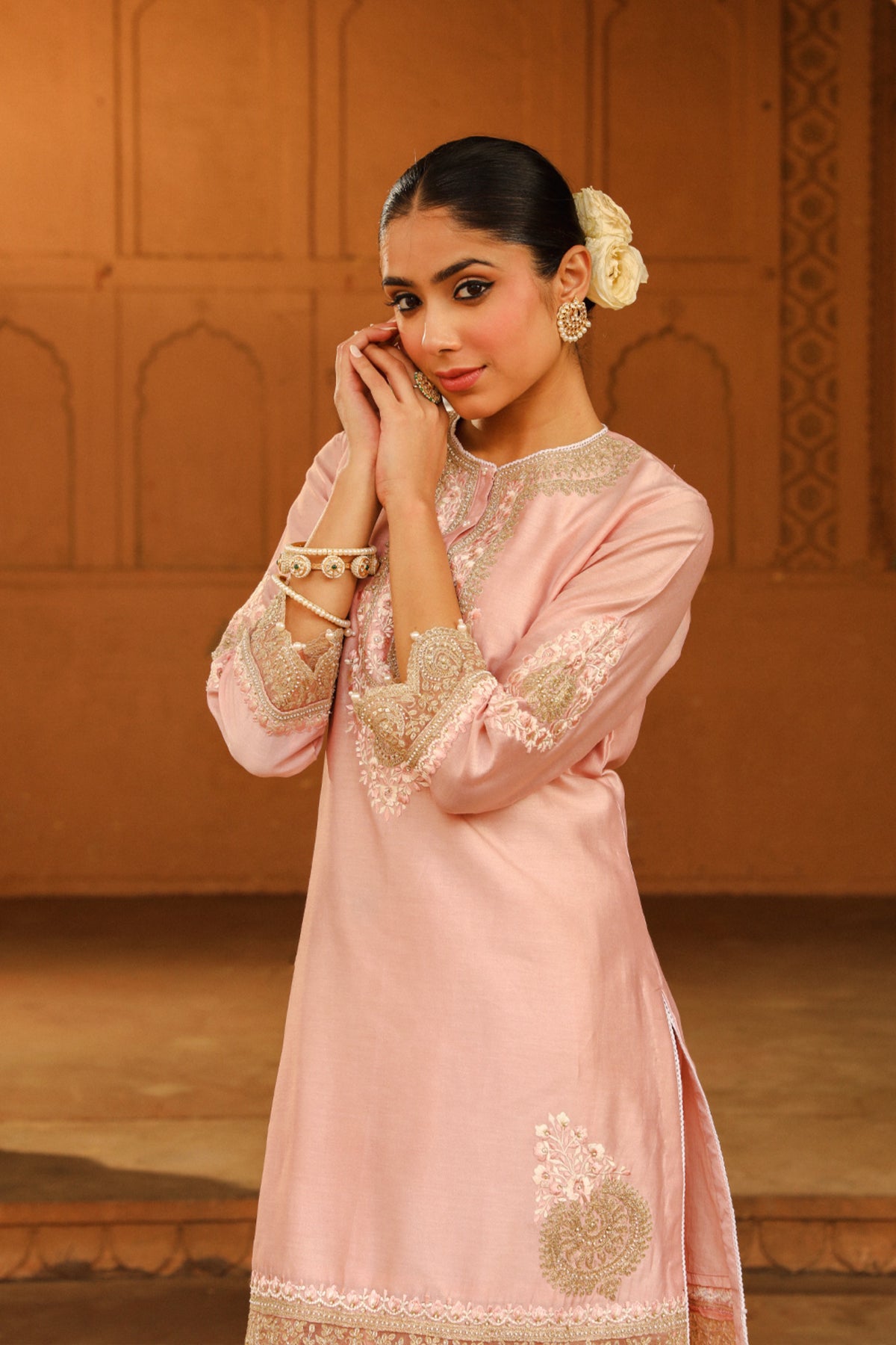 Blush Pink Ernika Kurta Set