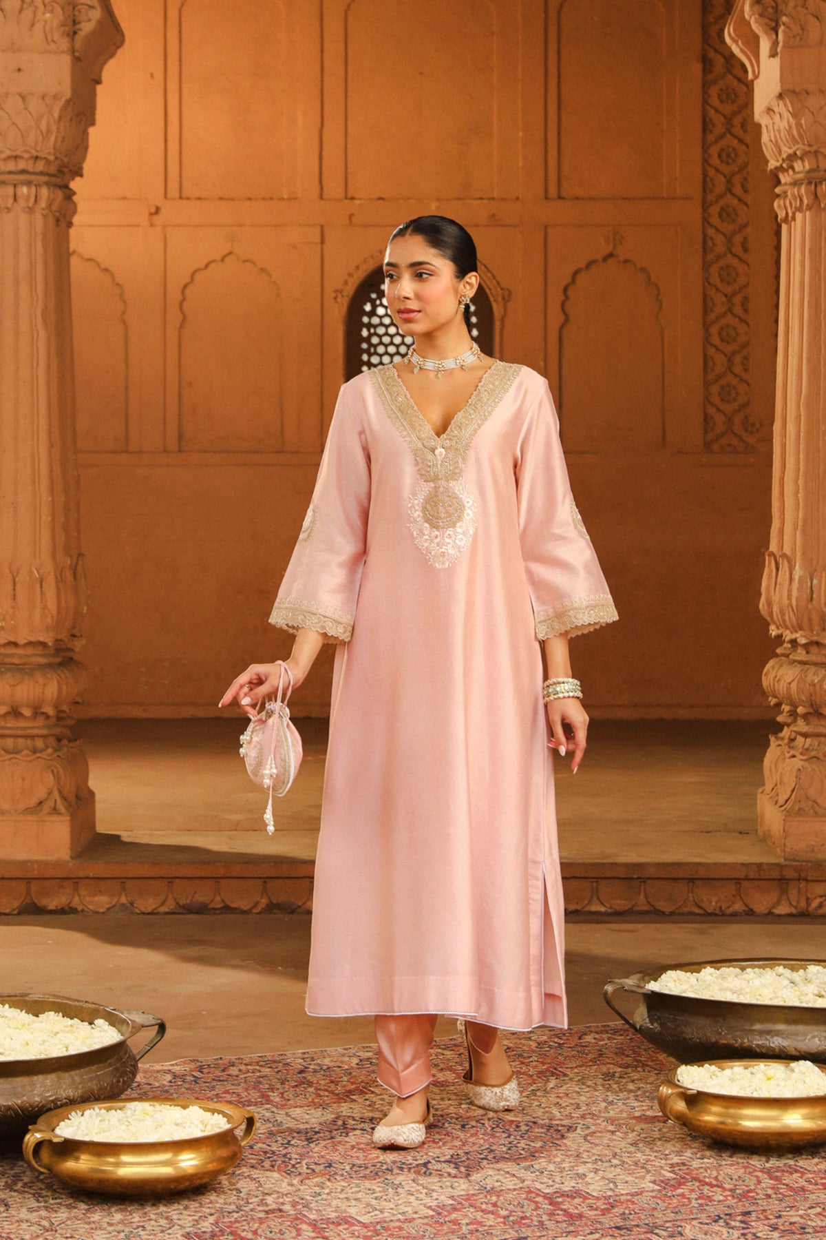 Blush Pink Sanvi Kurta Set