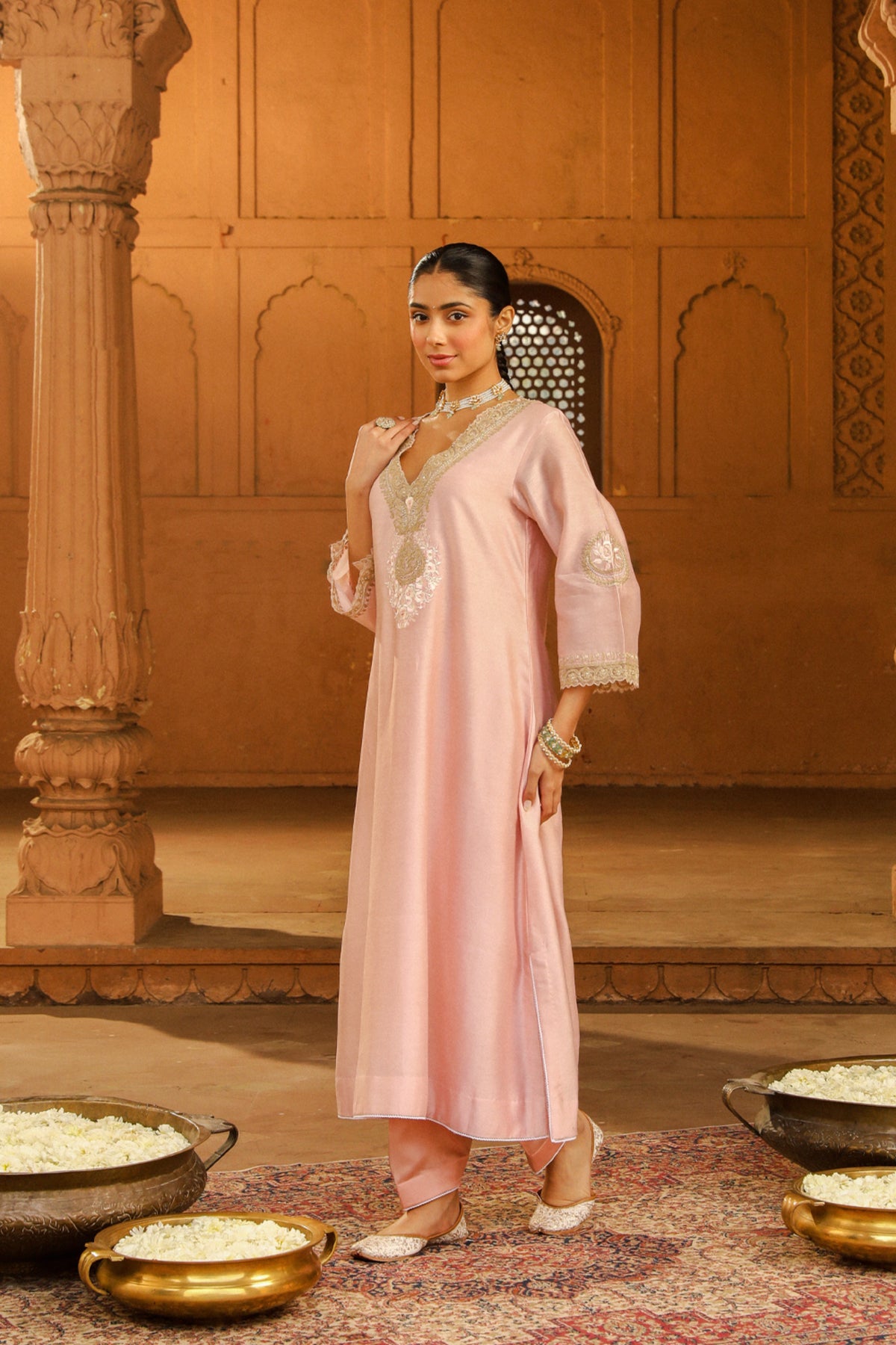 Blush Pink Sanvi Kurta Set