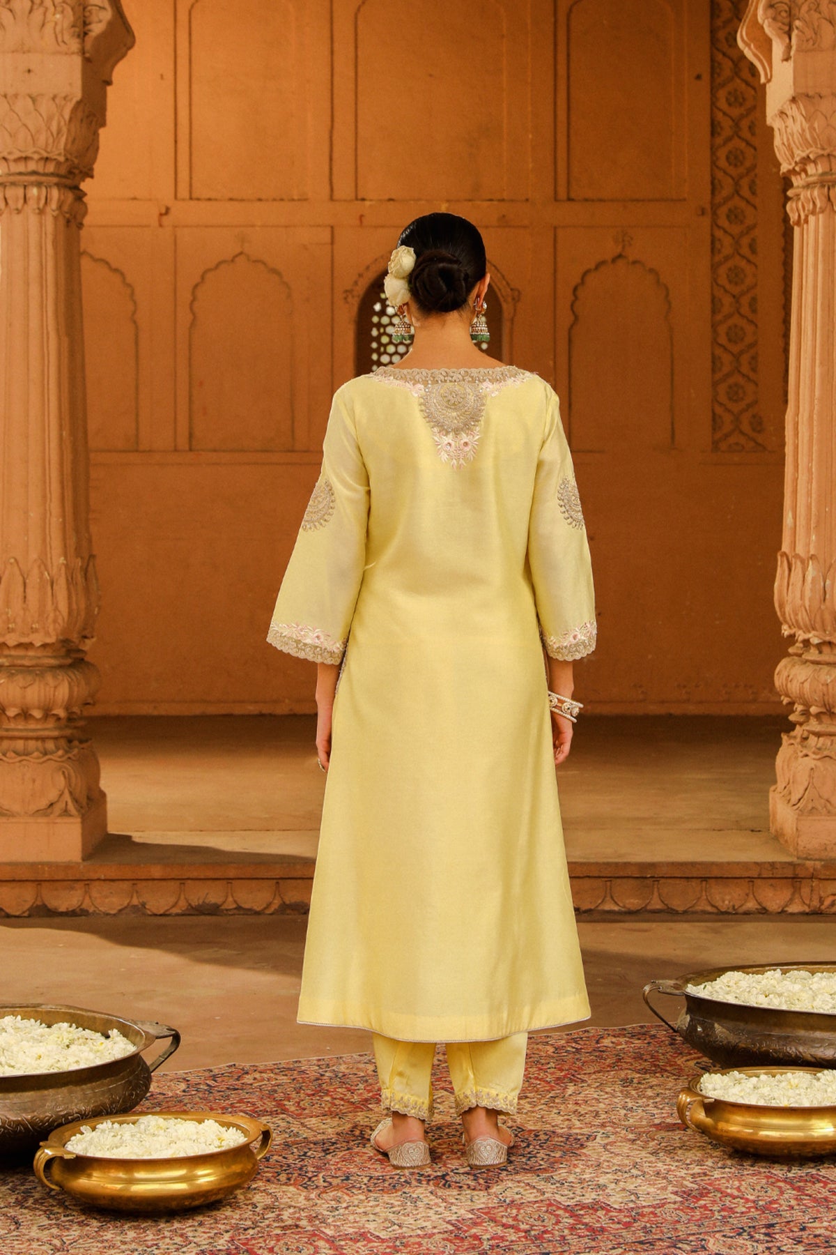 Lemon Yellow Akira Kurta Set