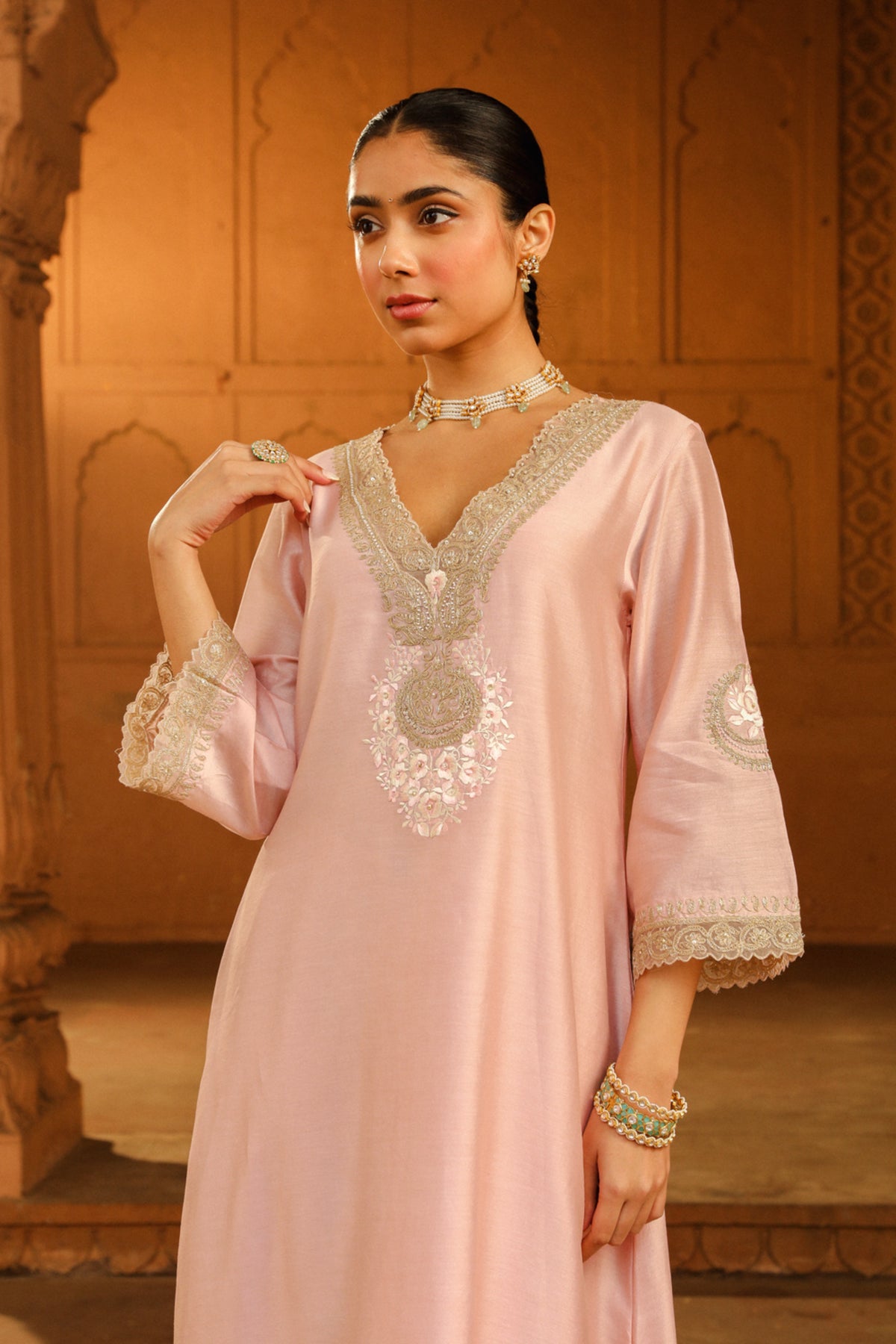 Blush Pink Sanvi Kurta Set