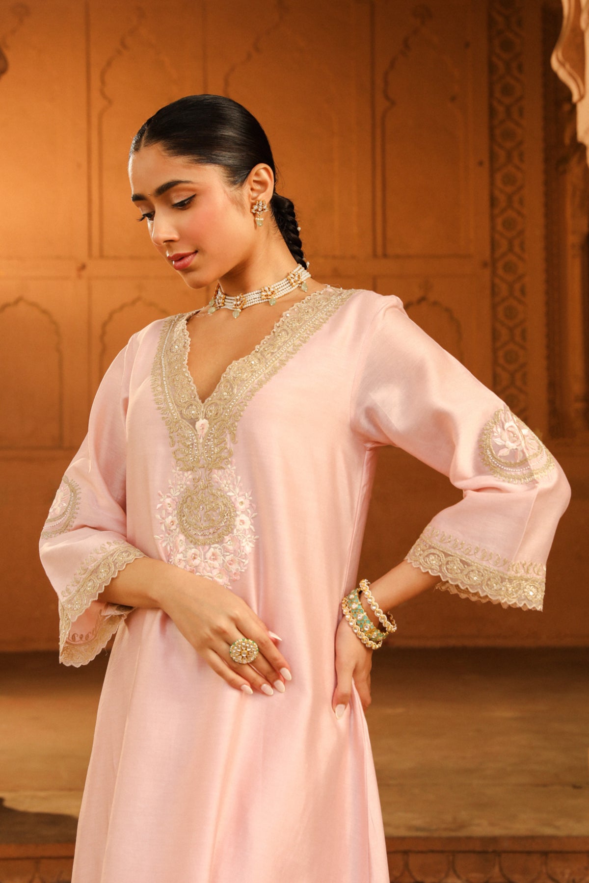 Blush Pink Sanvi Kurta Set