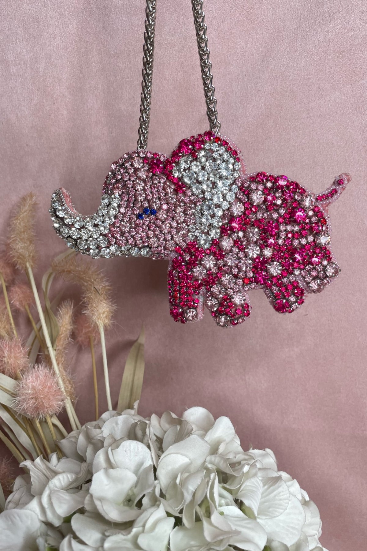 Elephant Mini Rhinestone Bag