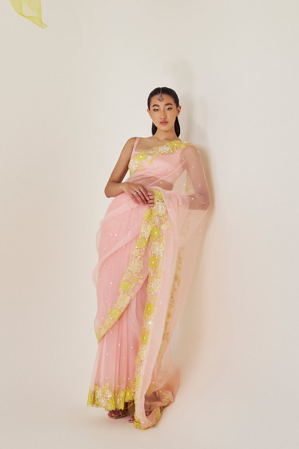 Lotus Pink Saree