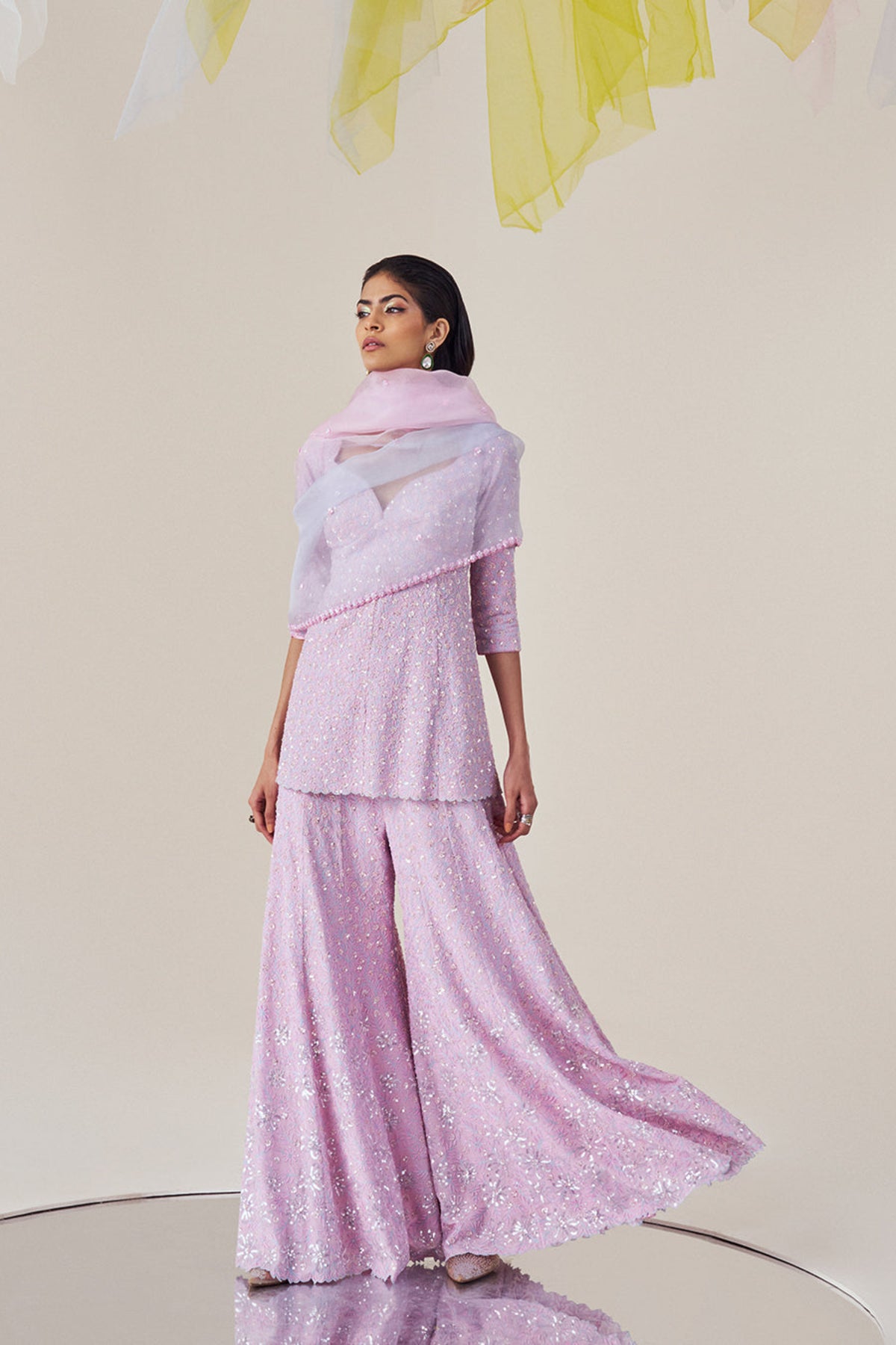 Lilac Sharara Set