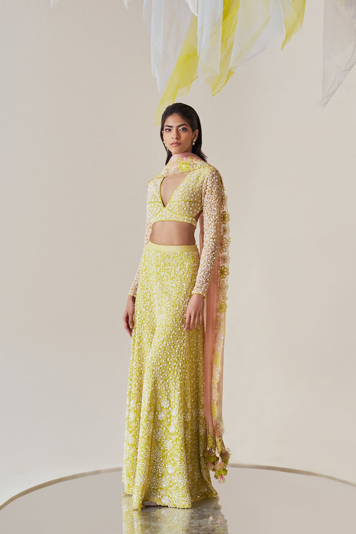 Spring Green Sharara Set