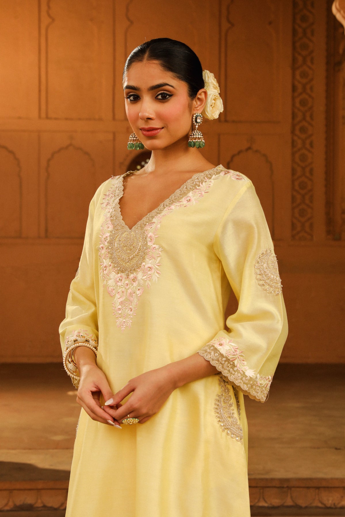 Lemon Yellow Akira Kurta Set