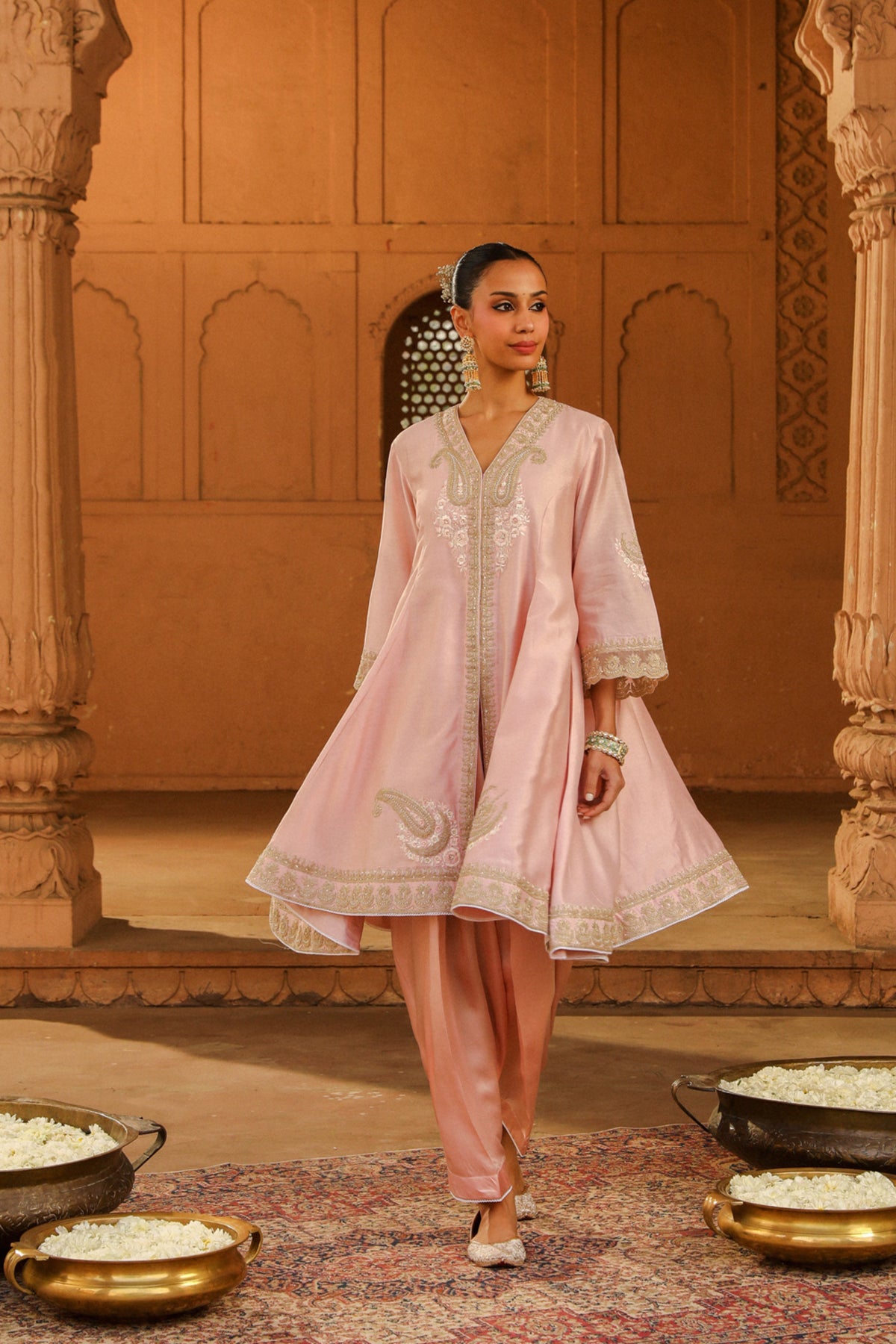 Blush Pink Fajr Kurta Set