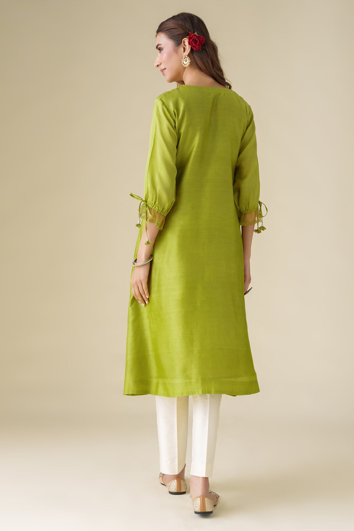 Lime Green Paavni Kurta Set