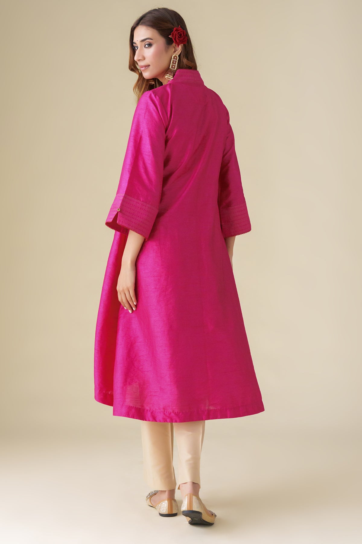 Magenta Kamala Kurta Set