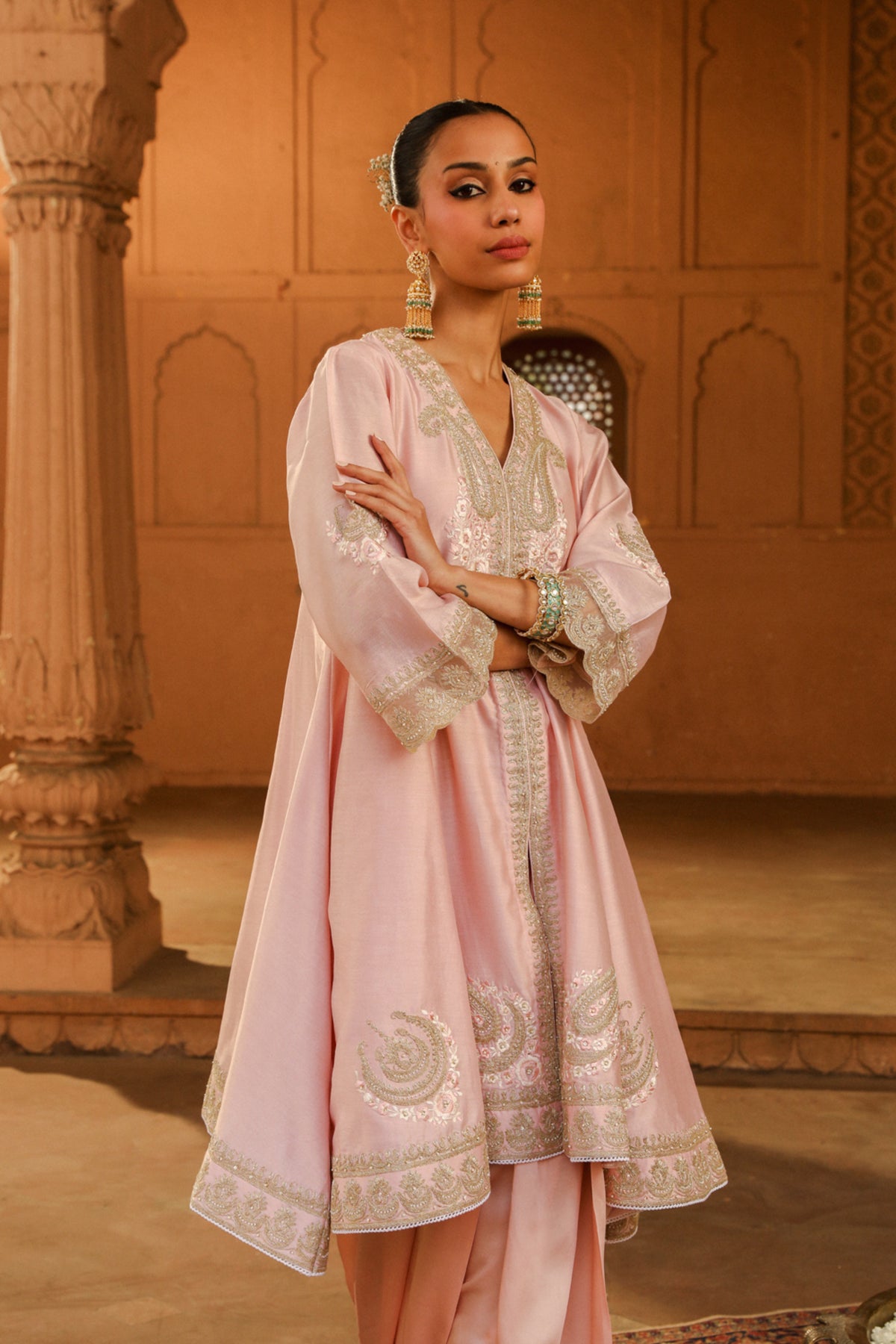 Blush Pink Fajr Kurta Set