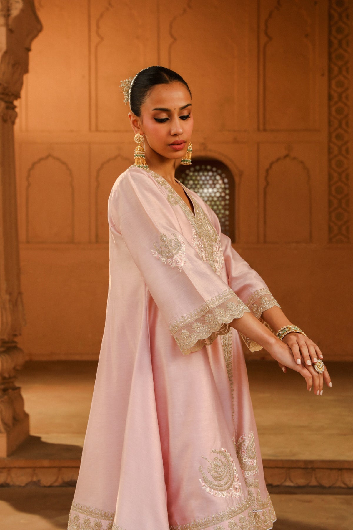 Blush Pink Fajr Kurta Set