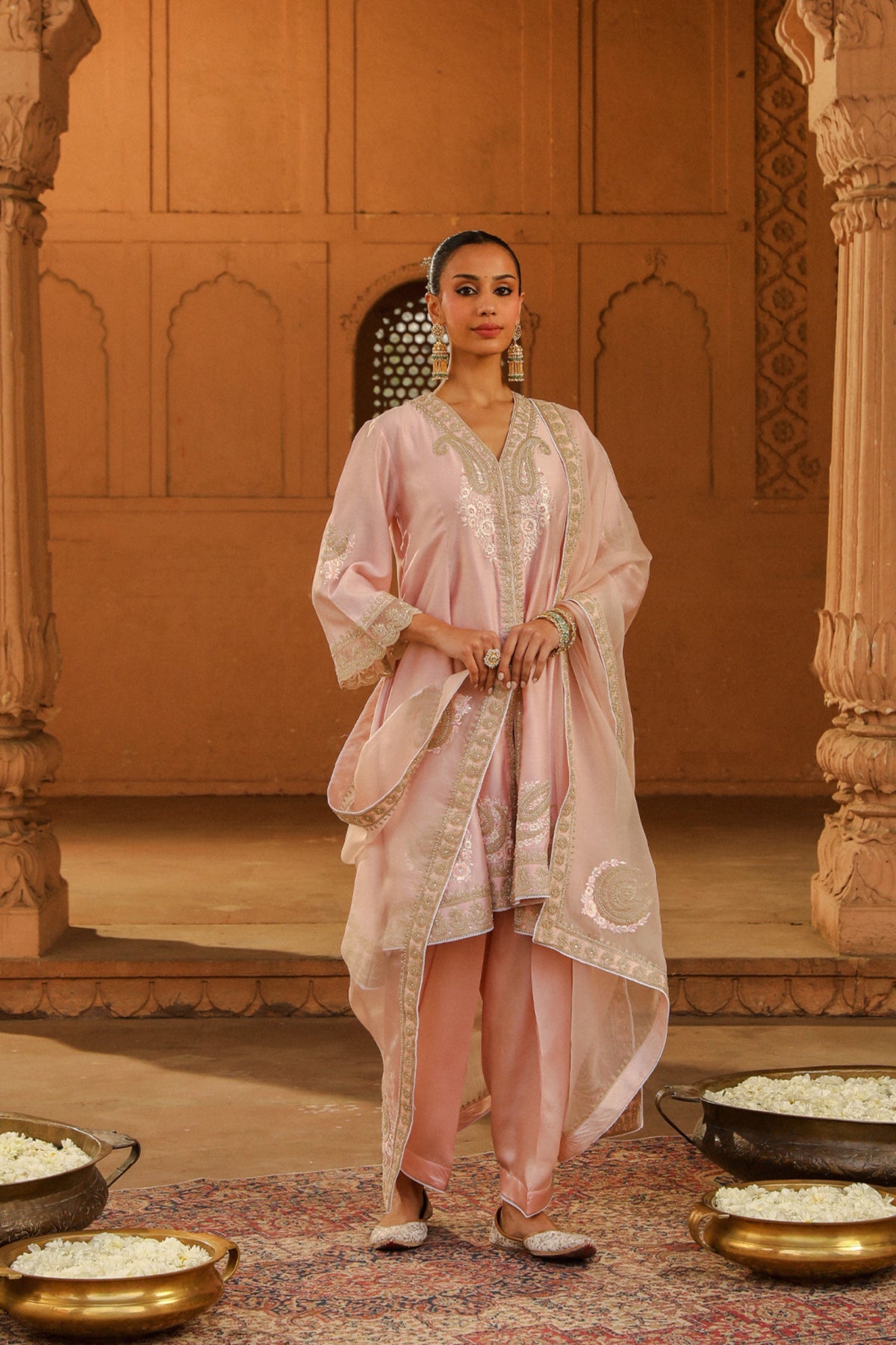 Blush Pink Fajr Kurta Set