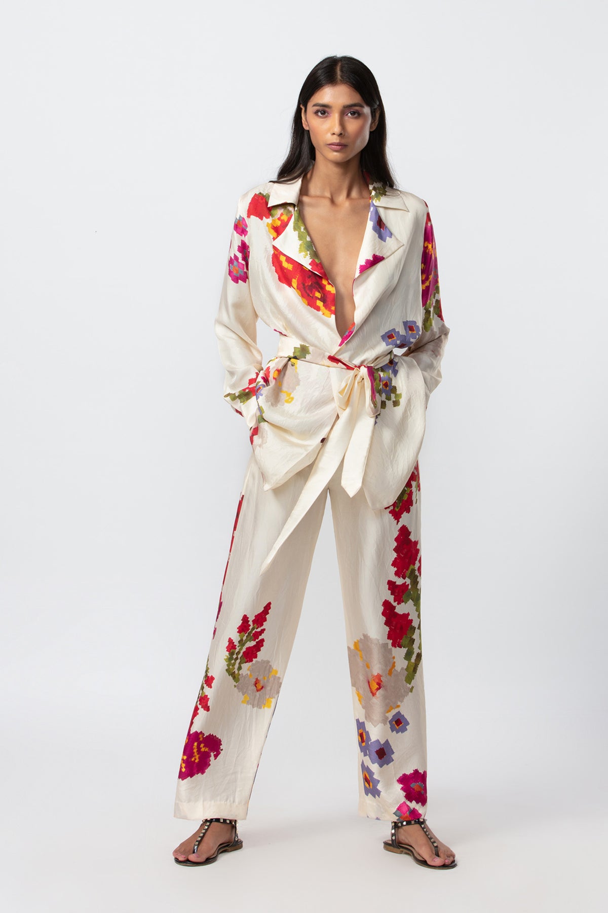 Shirt Styled Collared Co-ord Set