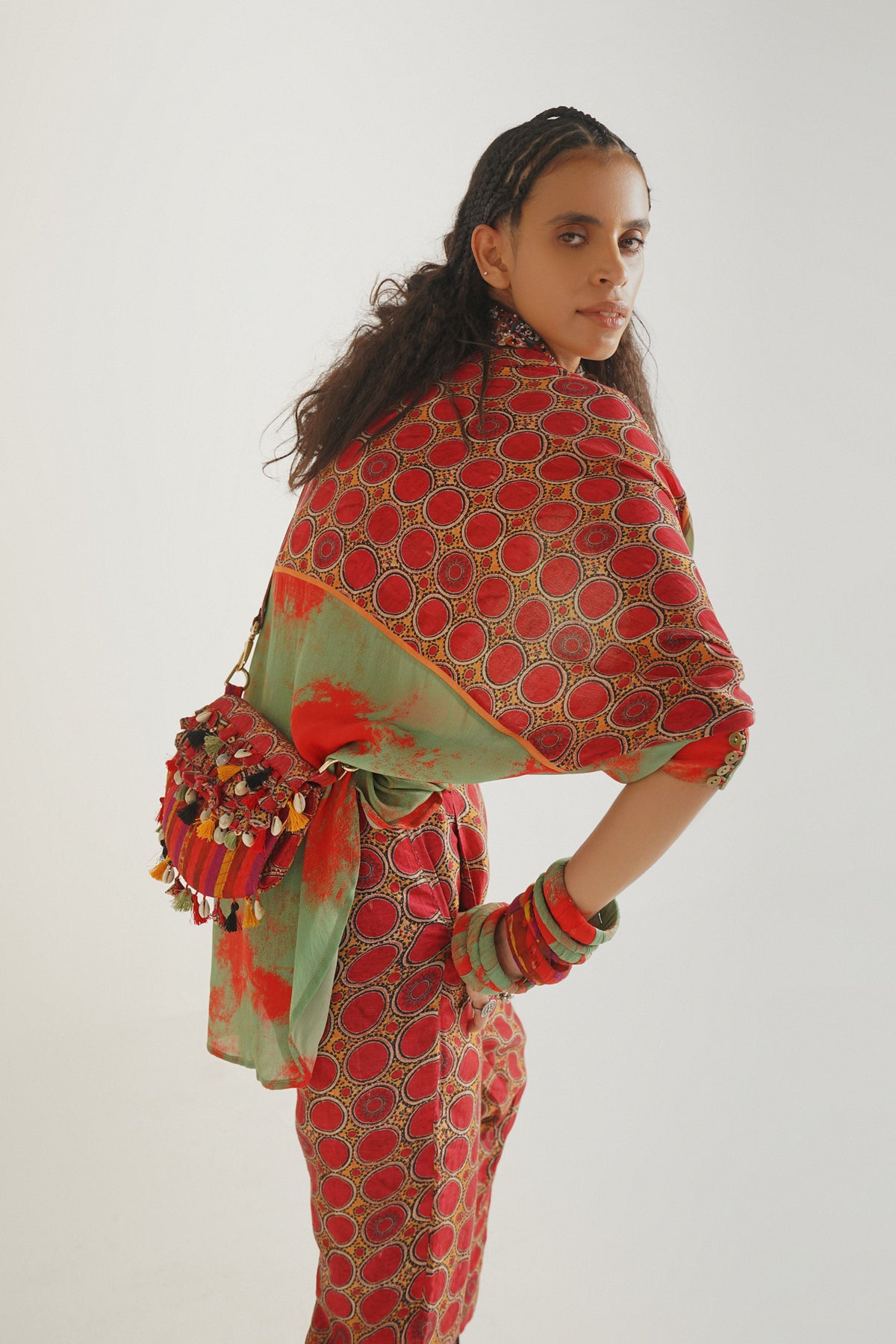 Mandala shirt with vipasa trouser