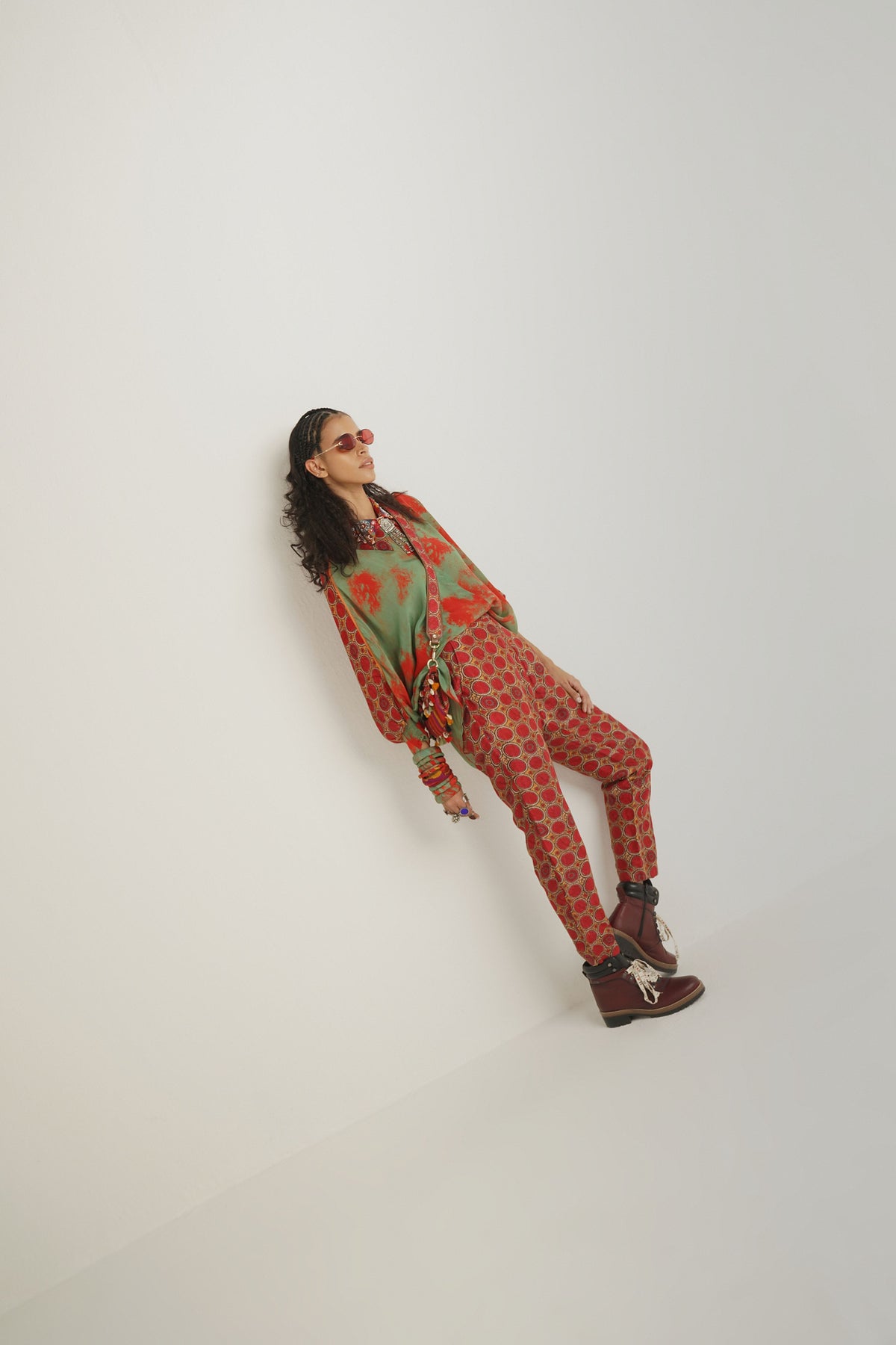 Mandala shirt with vipasa trouser