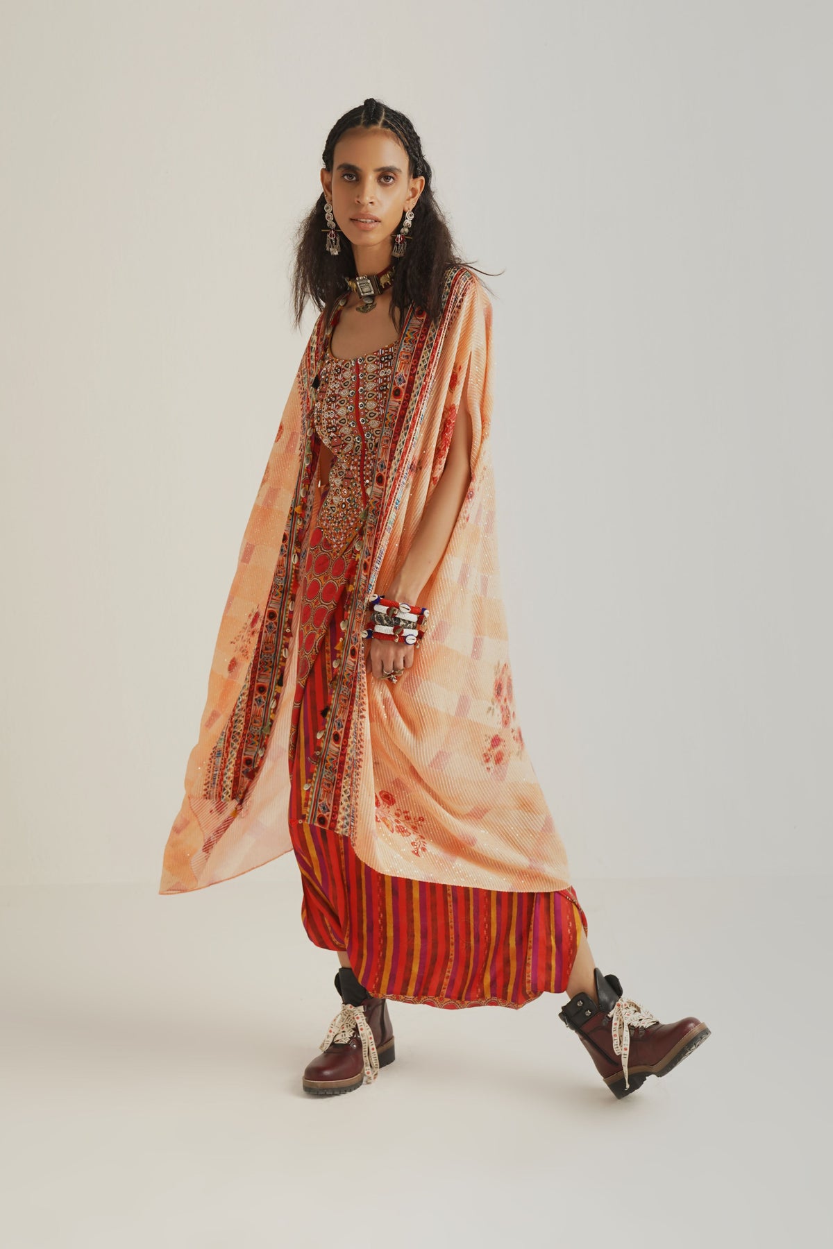 Ritu kaftan jacket set