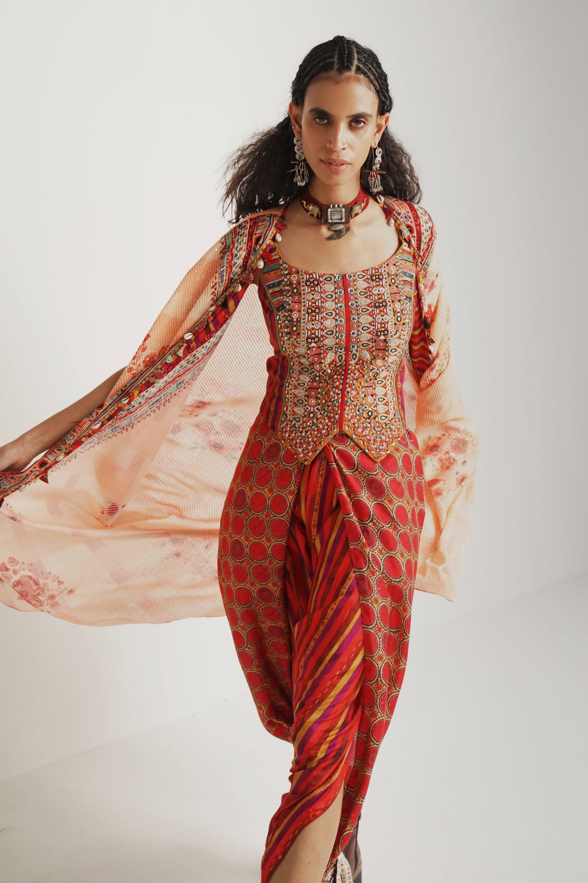 Ritu kaftan jacket set