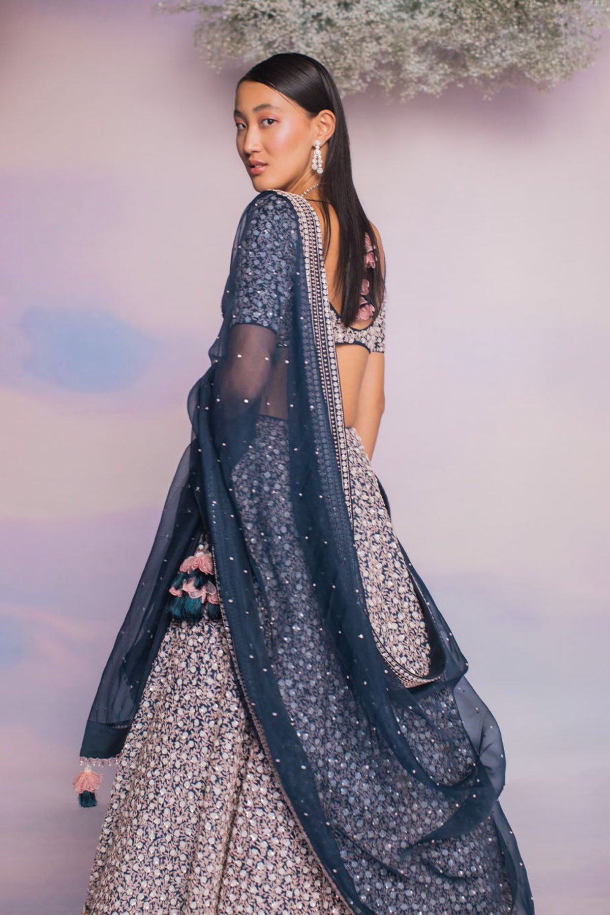 Night Sky Lehenga Set