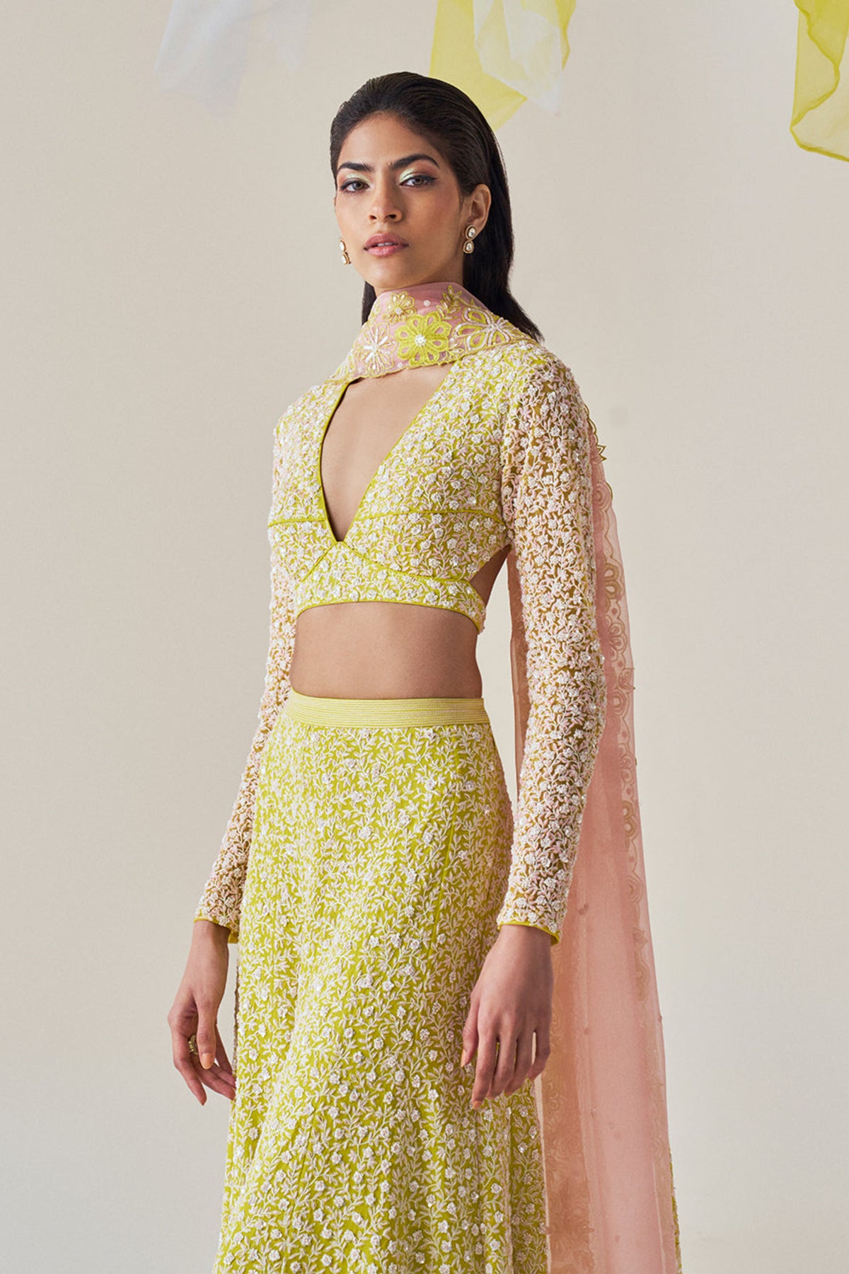Spring Green Sharara Set