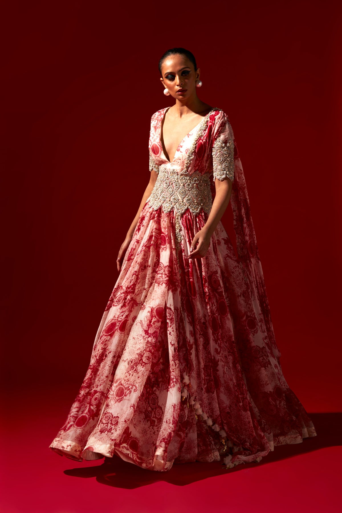 Blossom Belted Anarkali