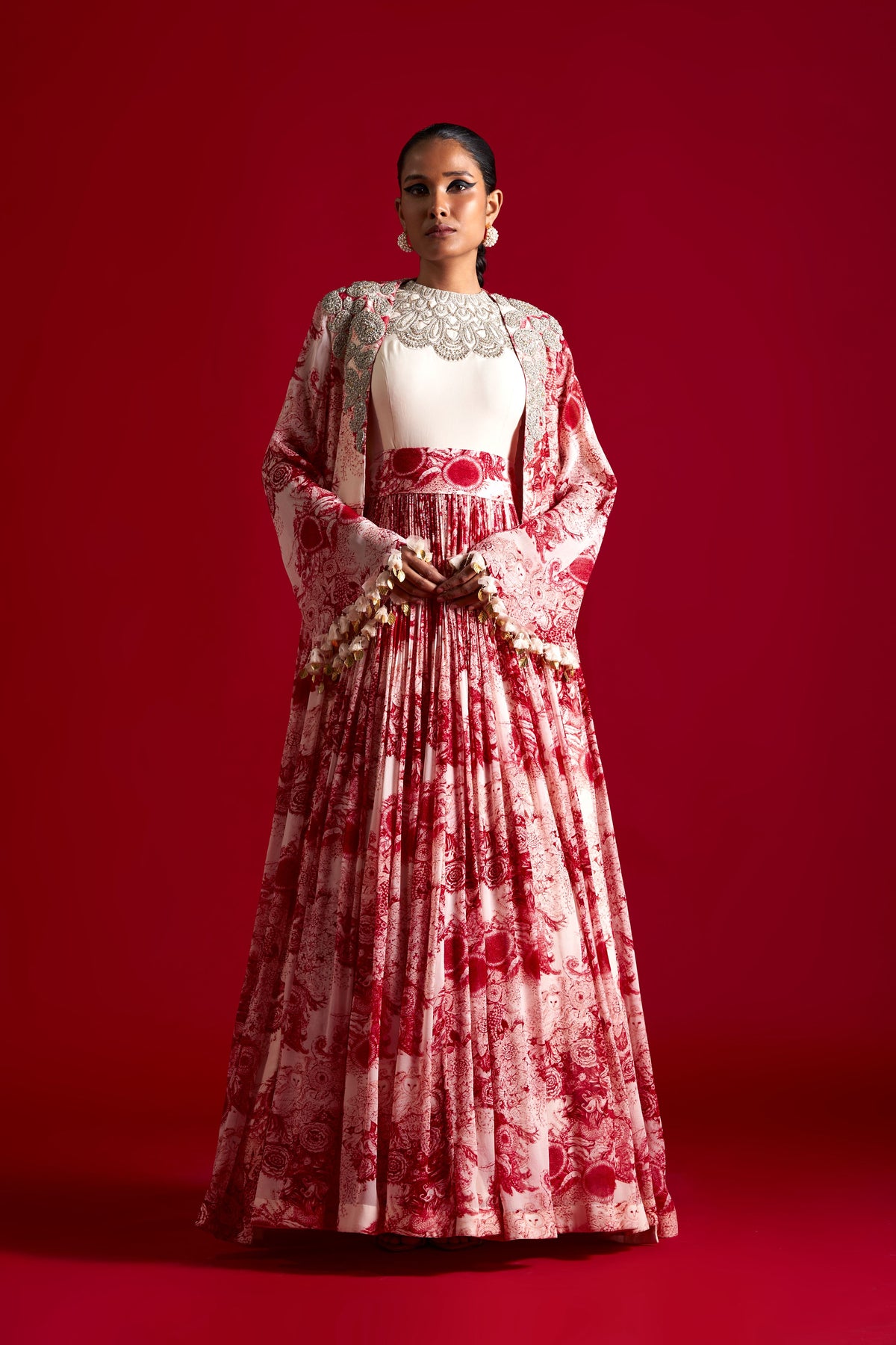 Blossom Jacket Anarkali Set