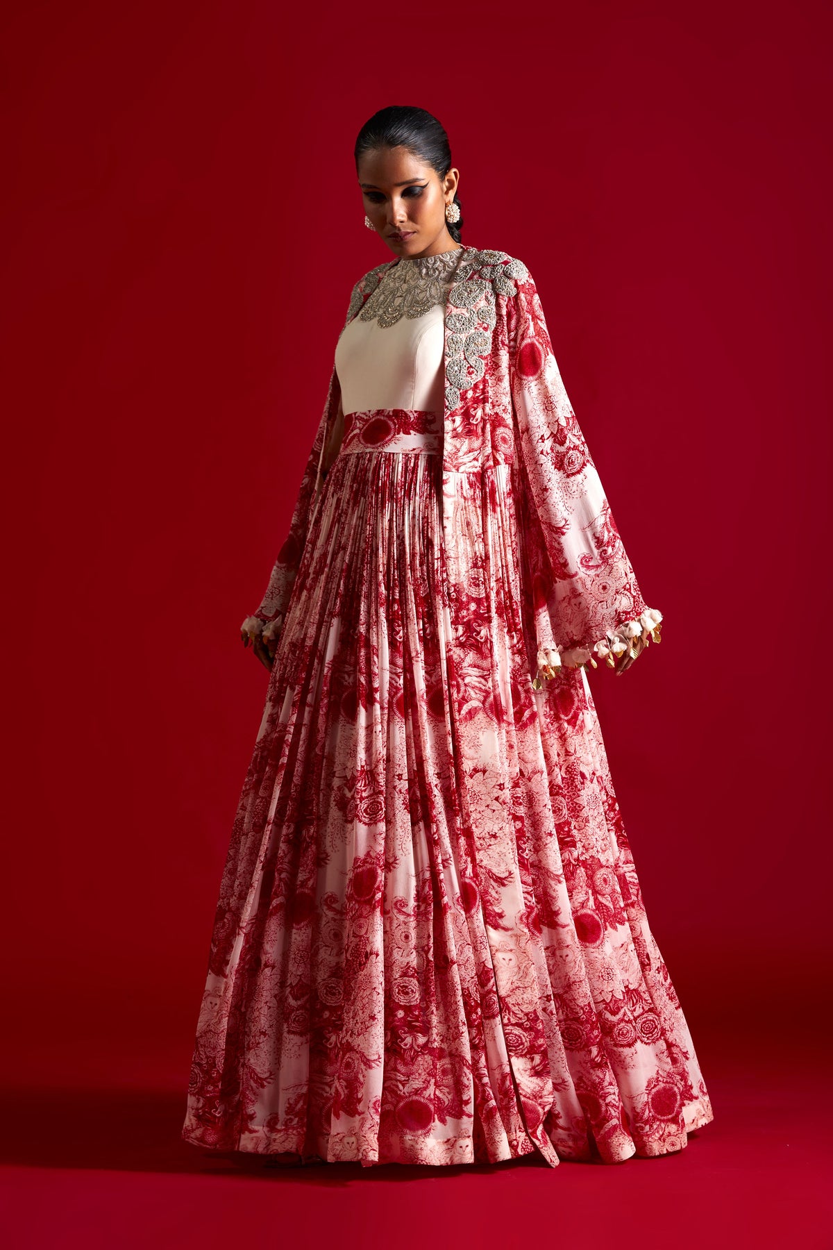 Blossom Jacket Anarkali Set