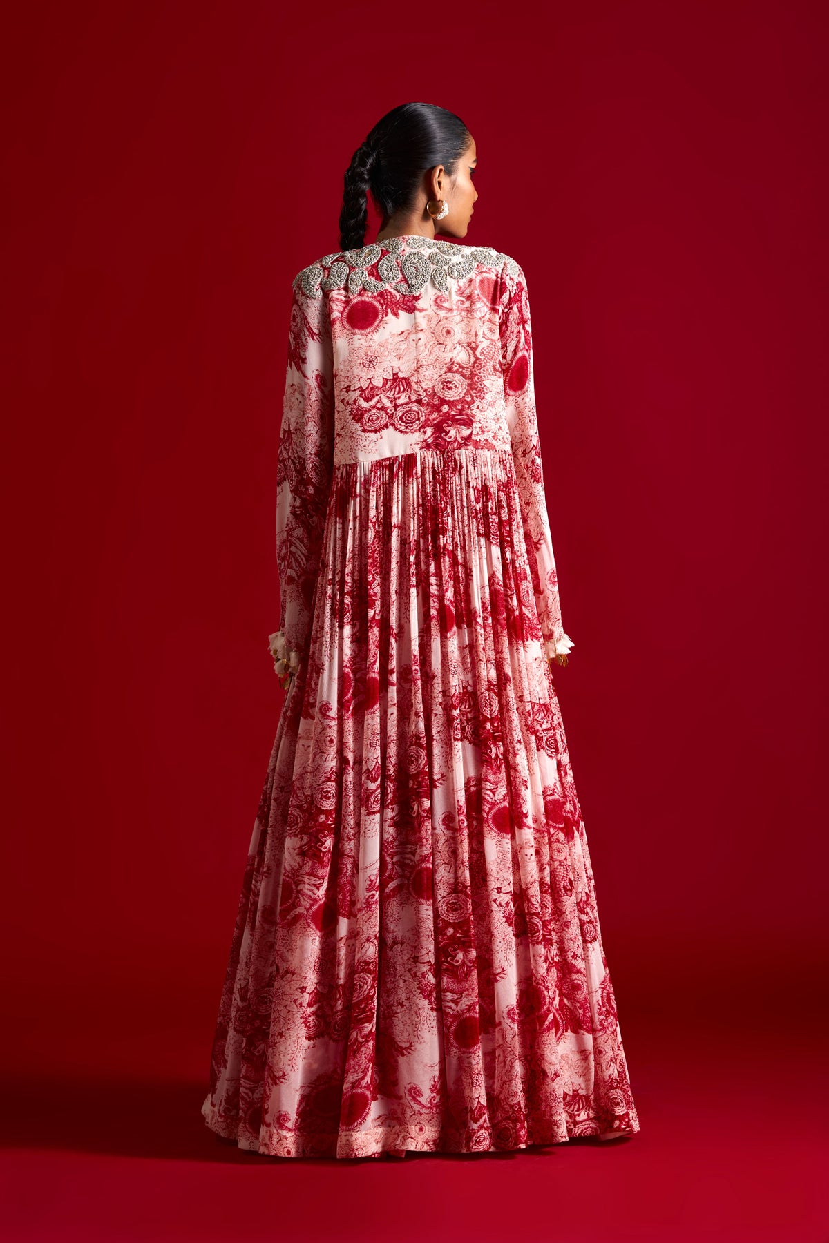 Blossom Jacket Anarkali Set