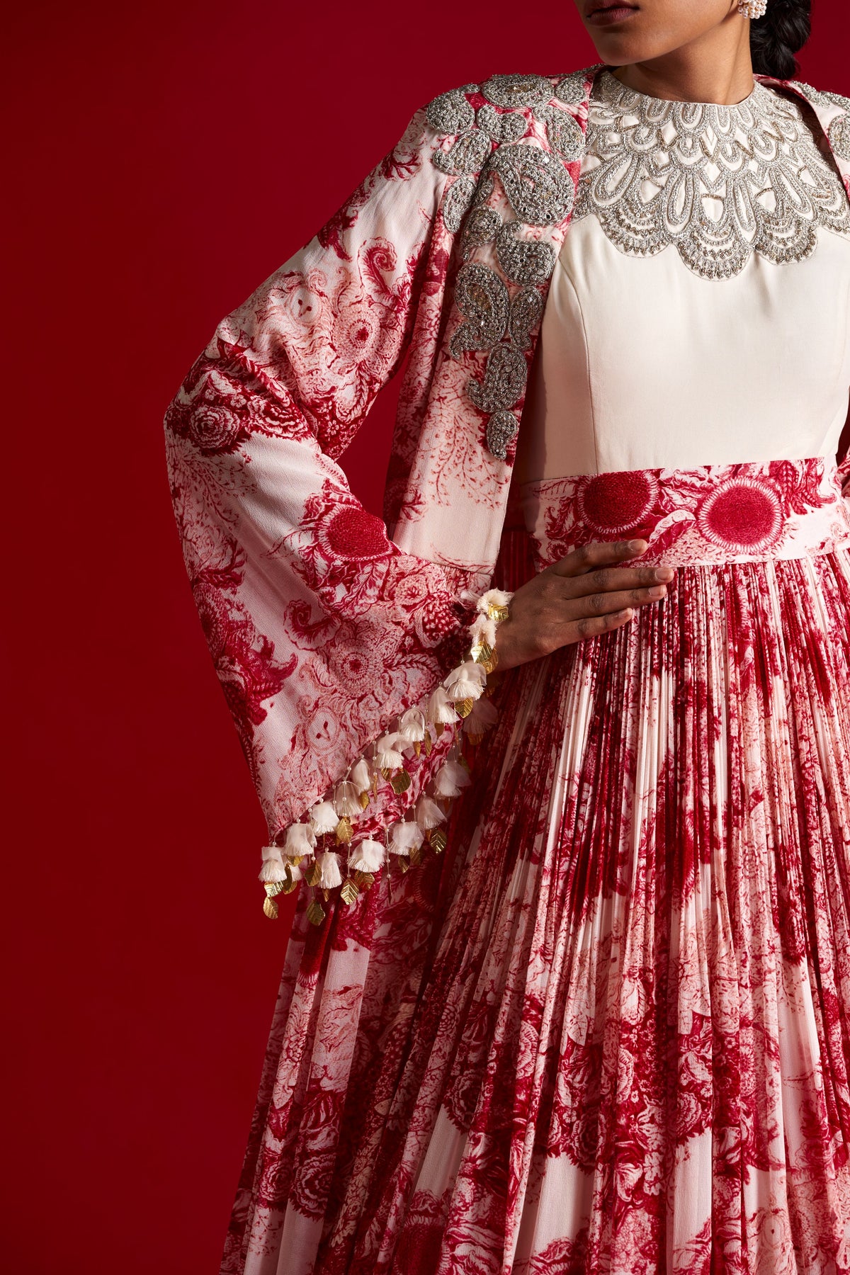 Blossom Jacket Anarkali Set