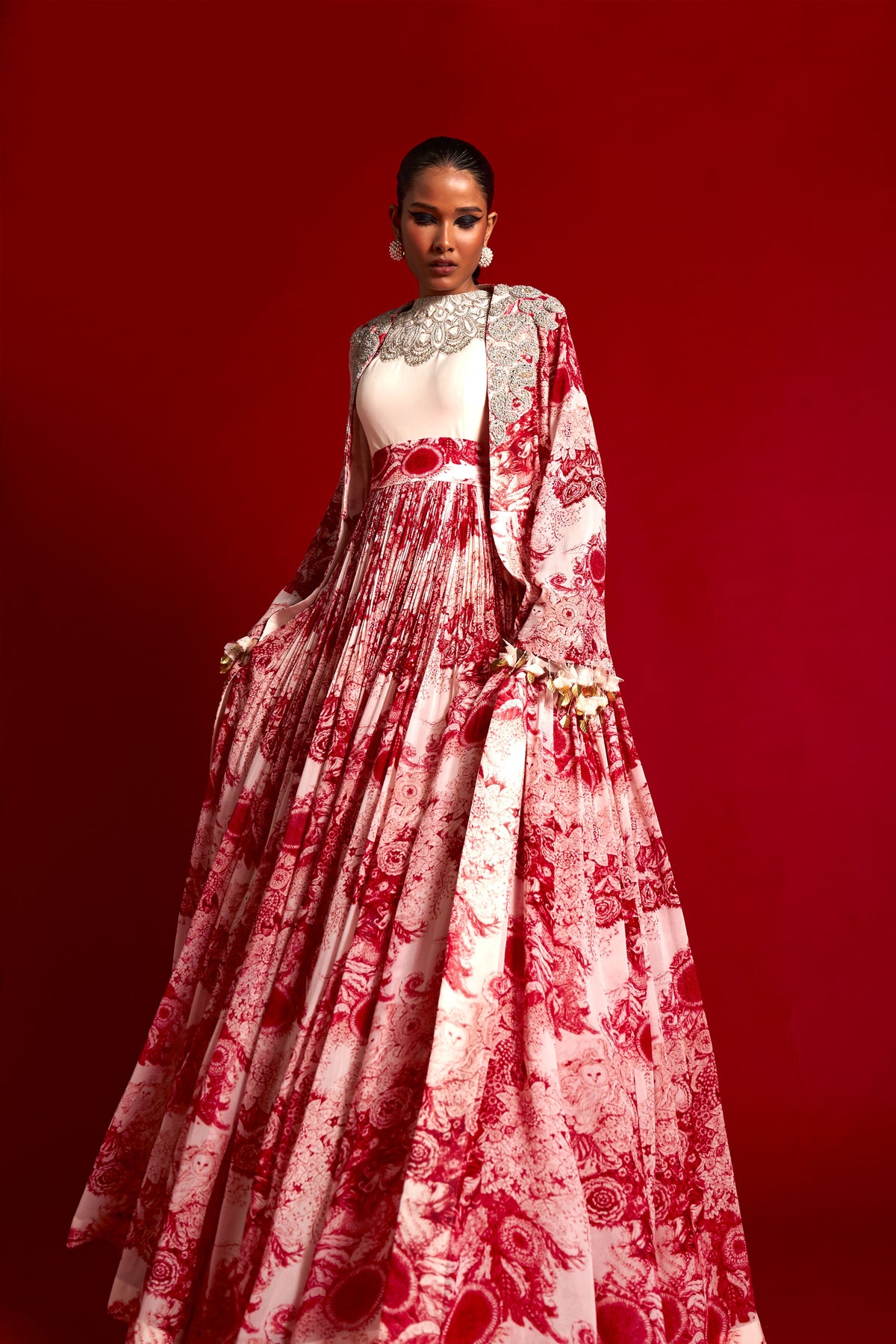Blossom Jacket Anarkali Set