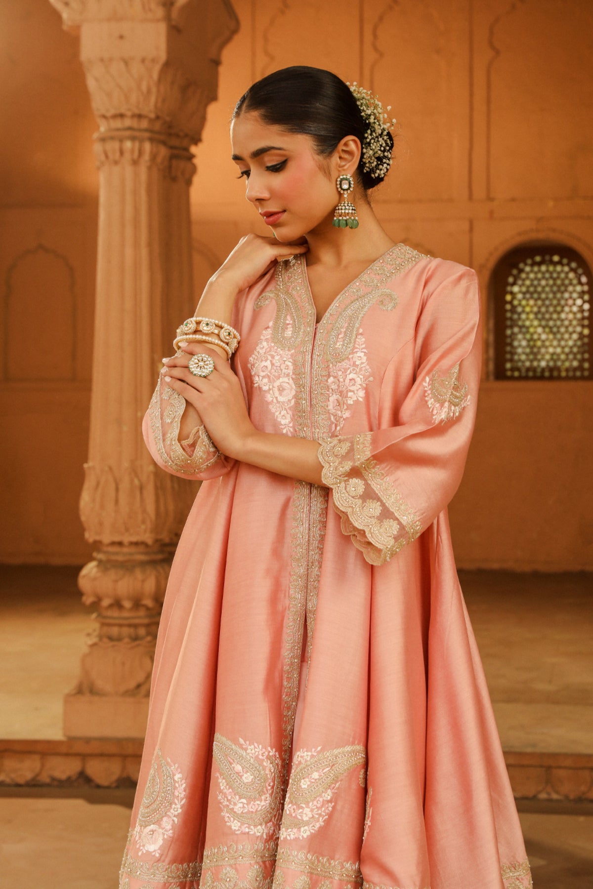 Off-Rose Fajr Kurta Set