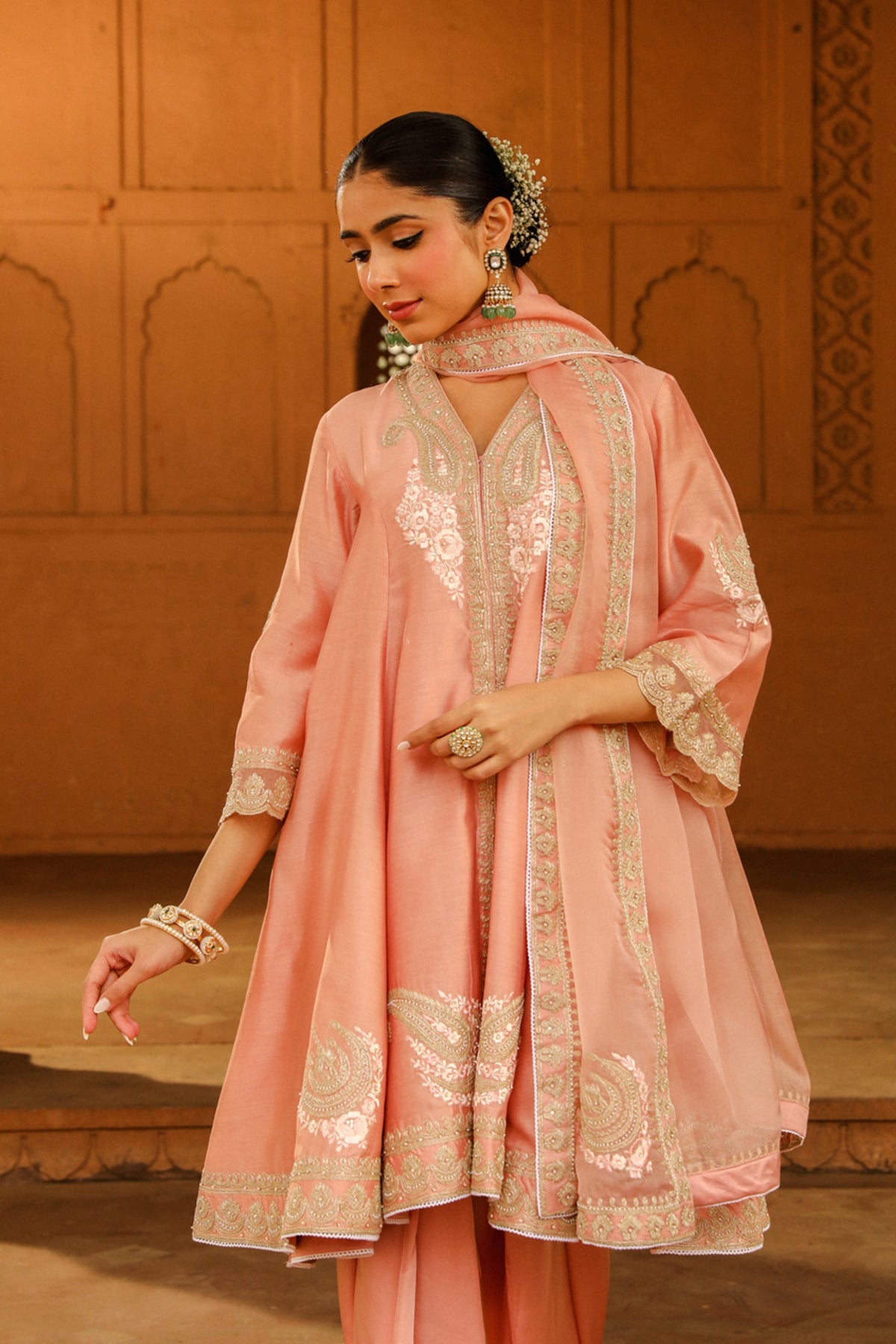 Off-Rose Fajr Kurta Set