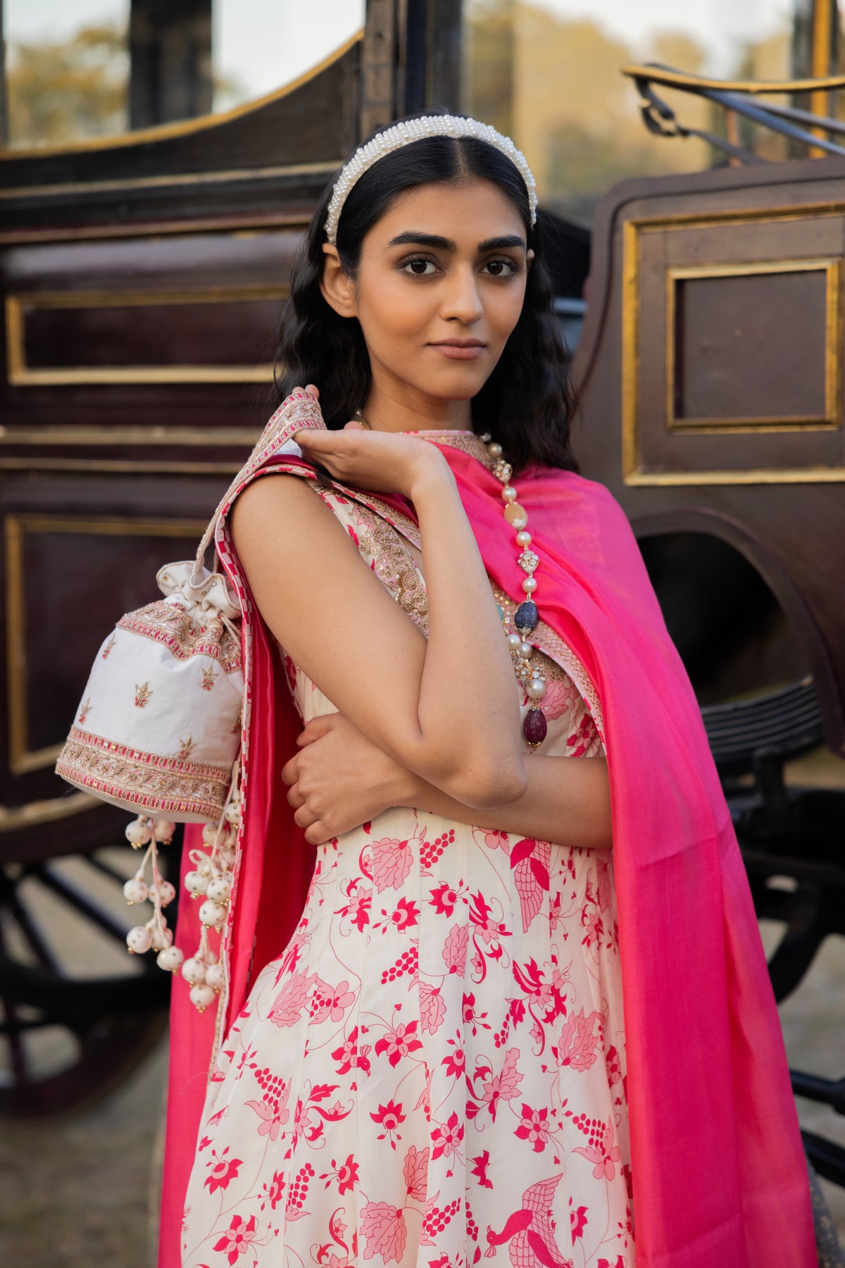 Short Aarkali Set