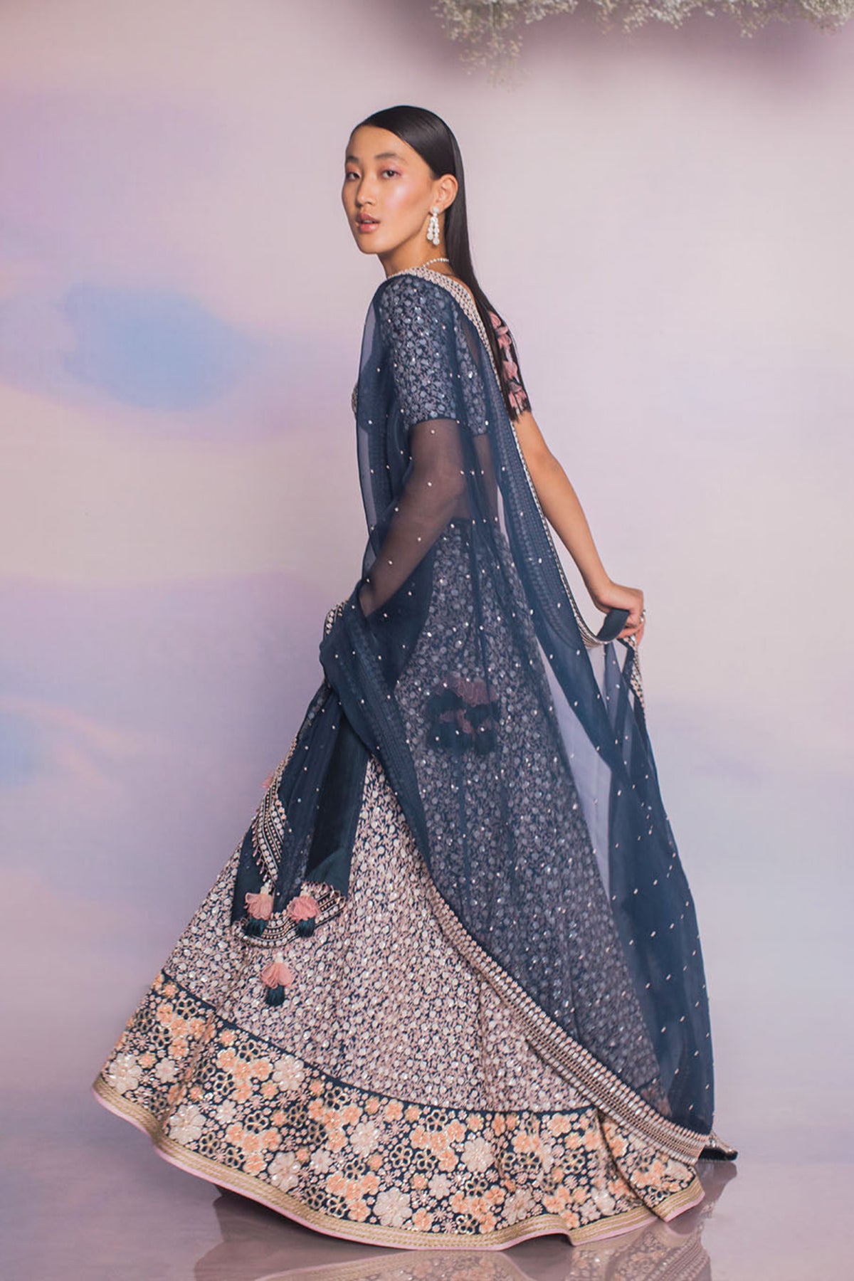 Night Sky Lehenga Set