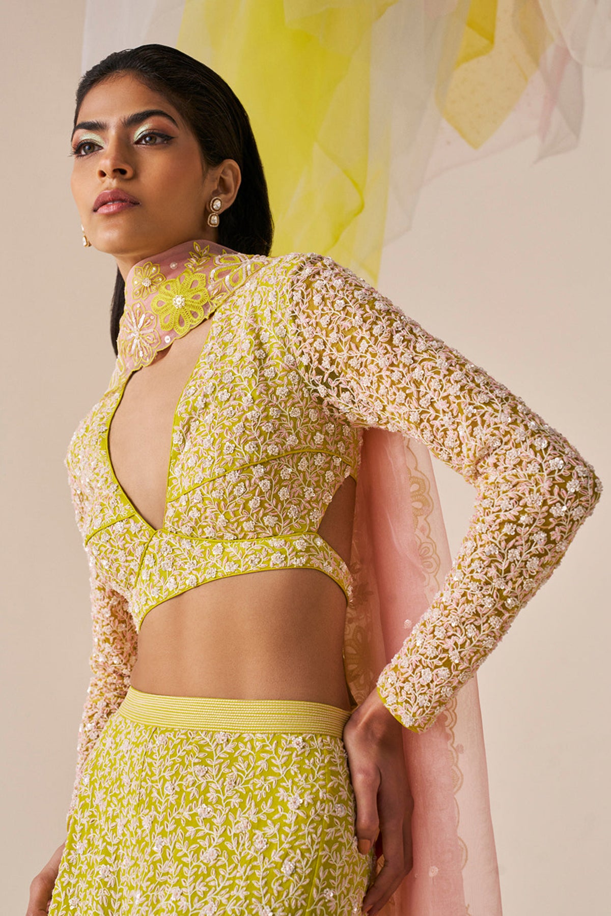 Spring Green Sharara Set