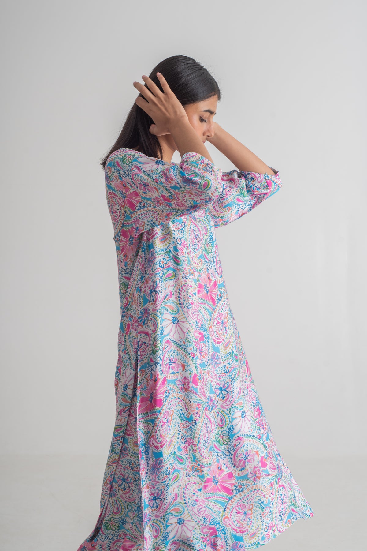 Multicolour Kurta Set