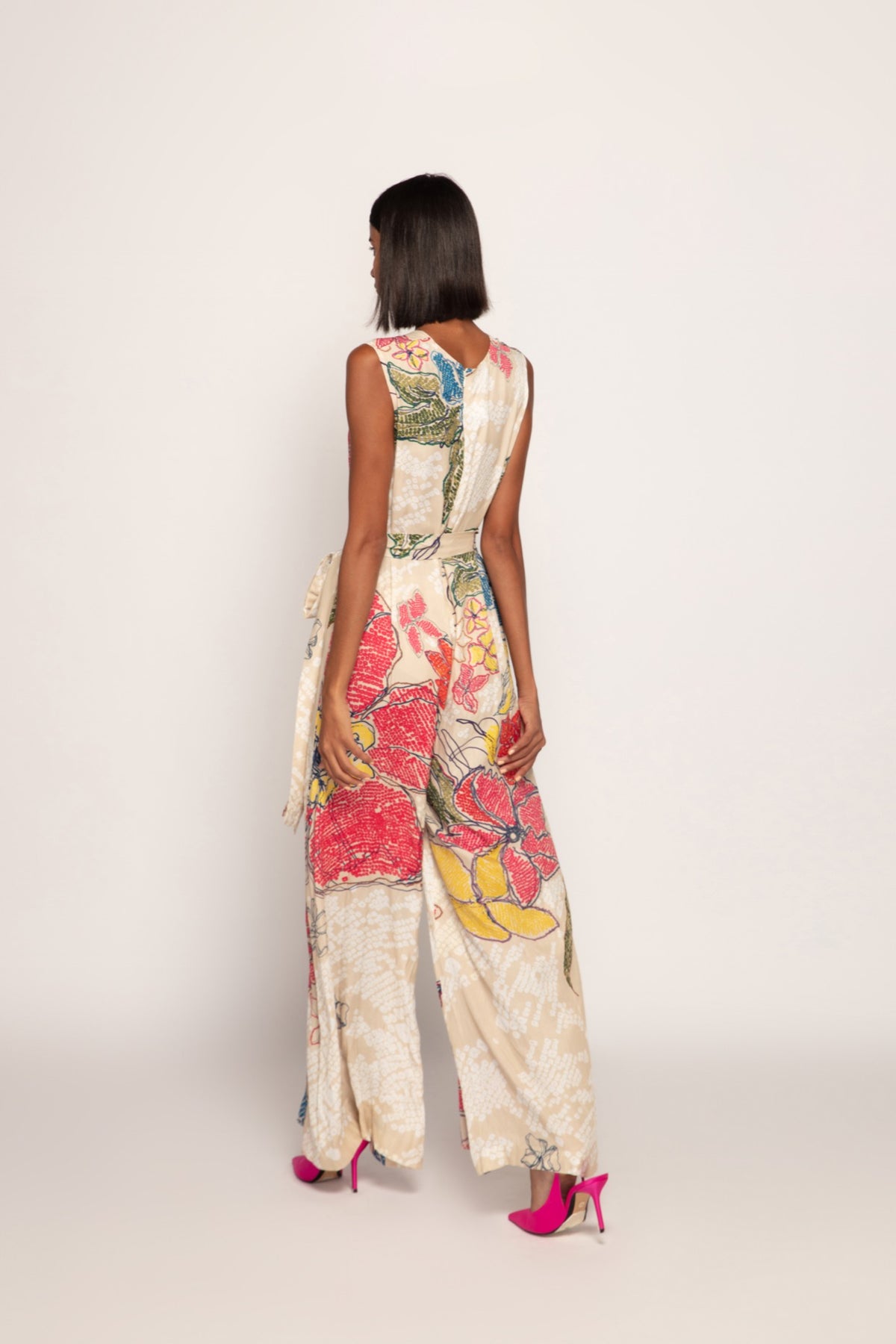 Periwinkle Bandhani Print Jumpsuit