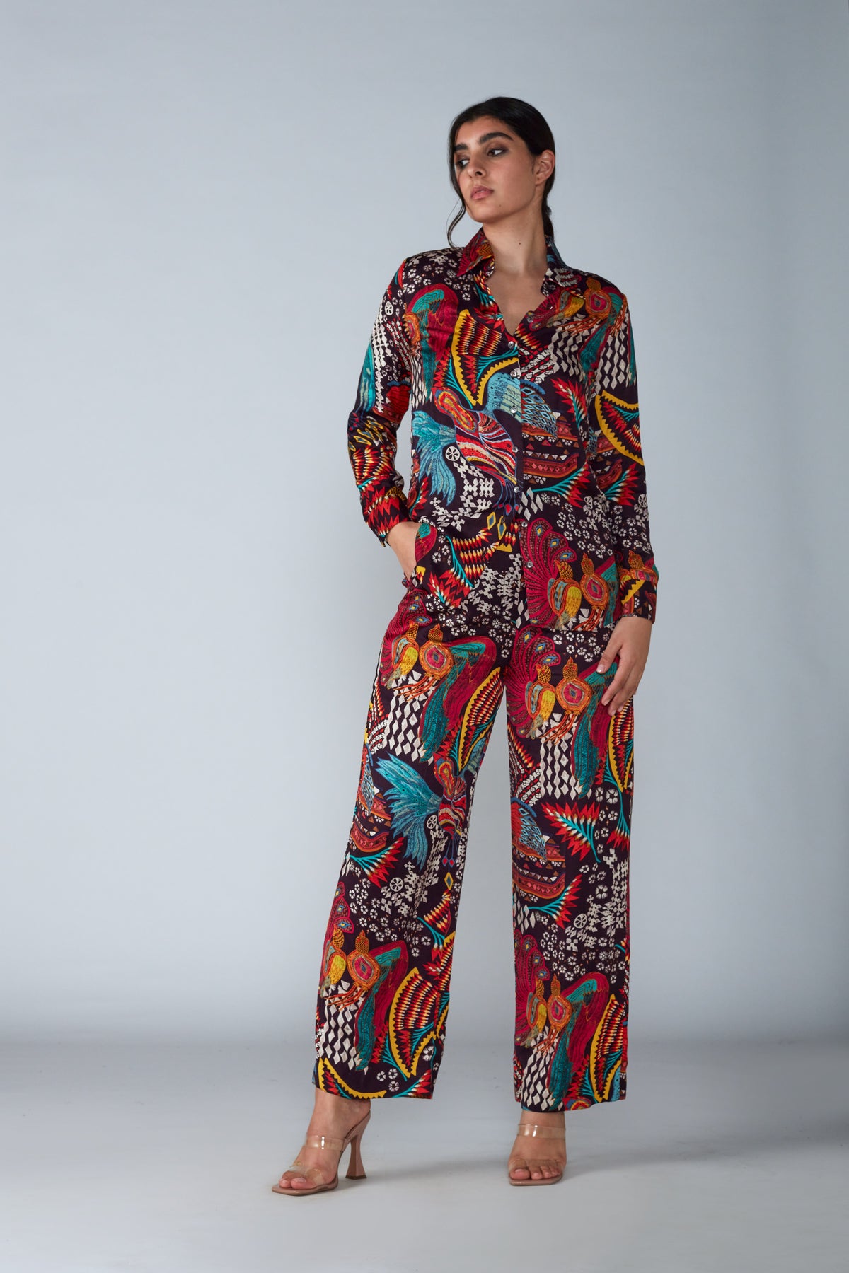 Abstract Printed Co-ord Set