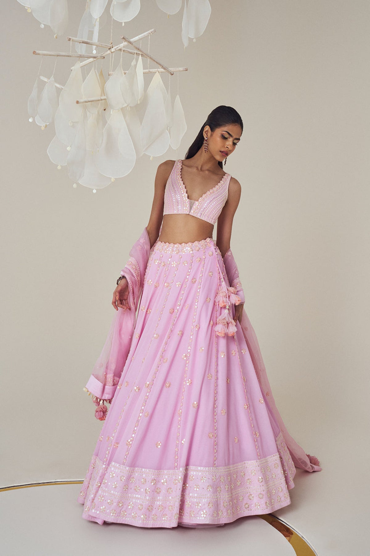 Lilac Lehenga Set