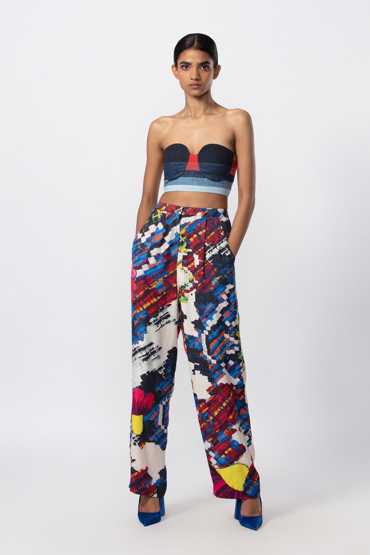 Abstract Printed Co-ord Set